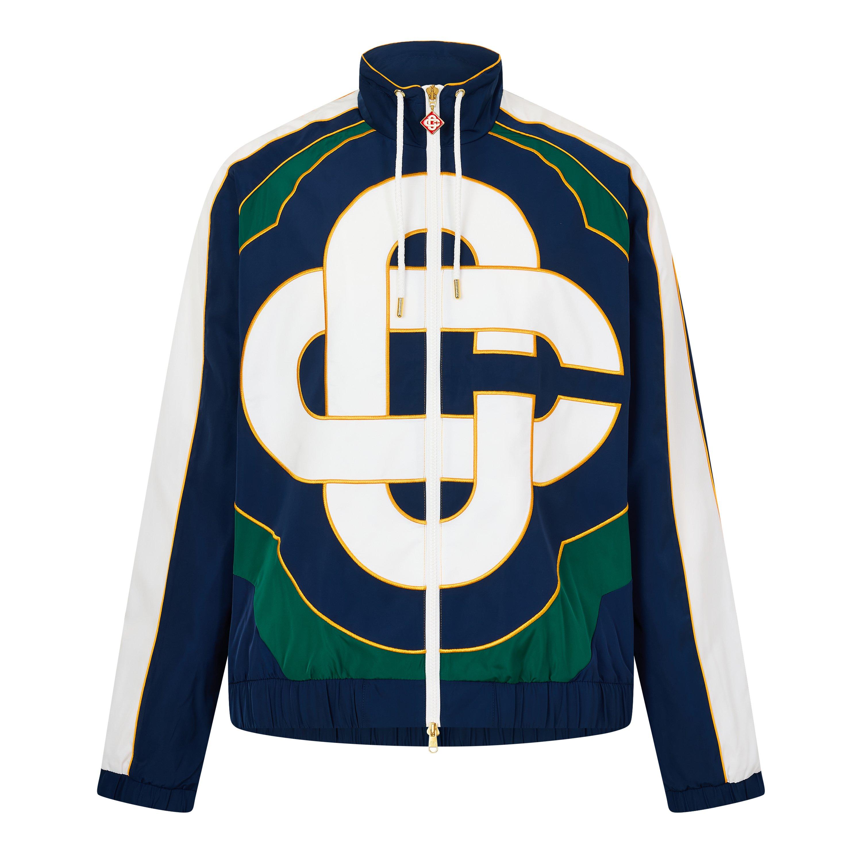 Casablanca Casa CC Track Jaket Sn63 - Navy/Green - Medium