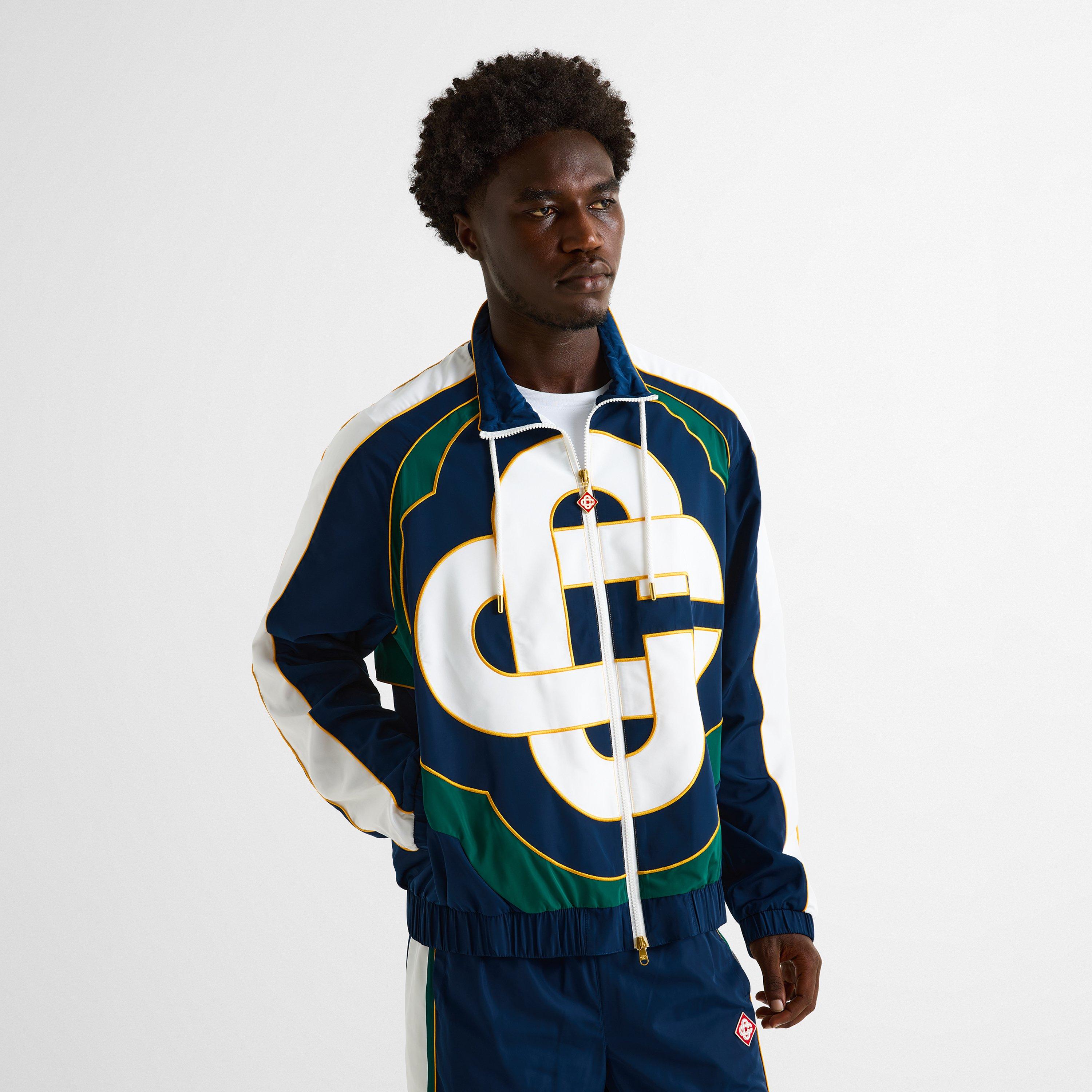Navy/Green - Casablanca - Men's CC Track Jacket - 3