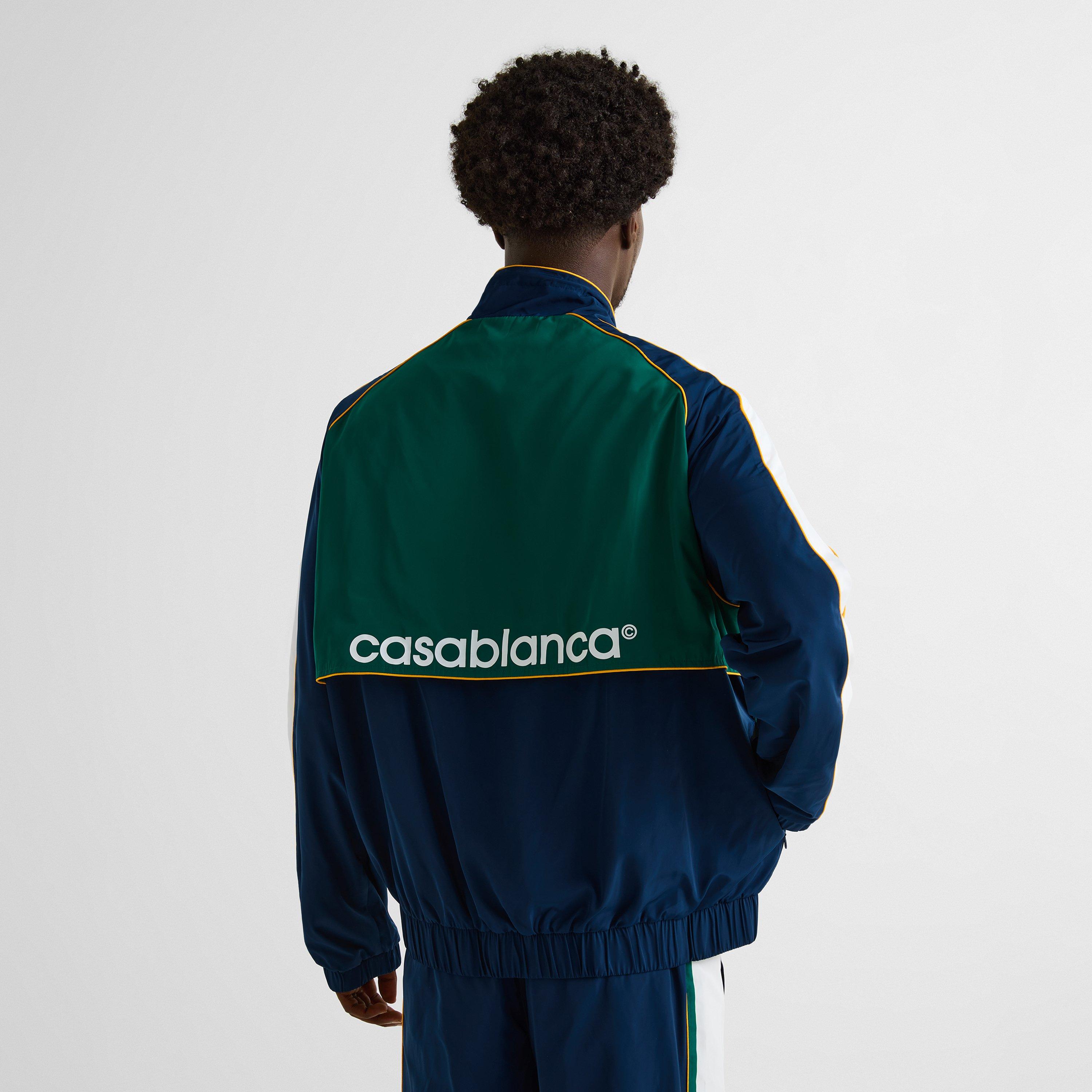 Navy/Green - Casablanca - Men's CC Track Jacket - 4