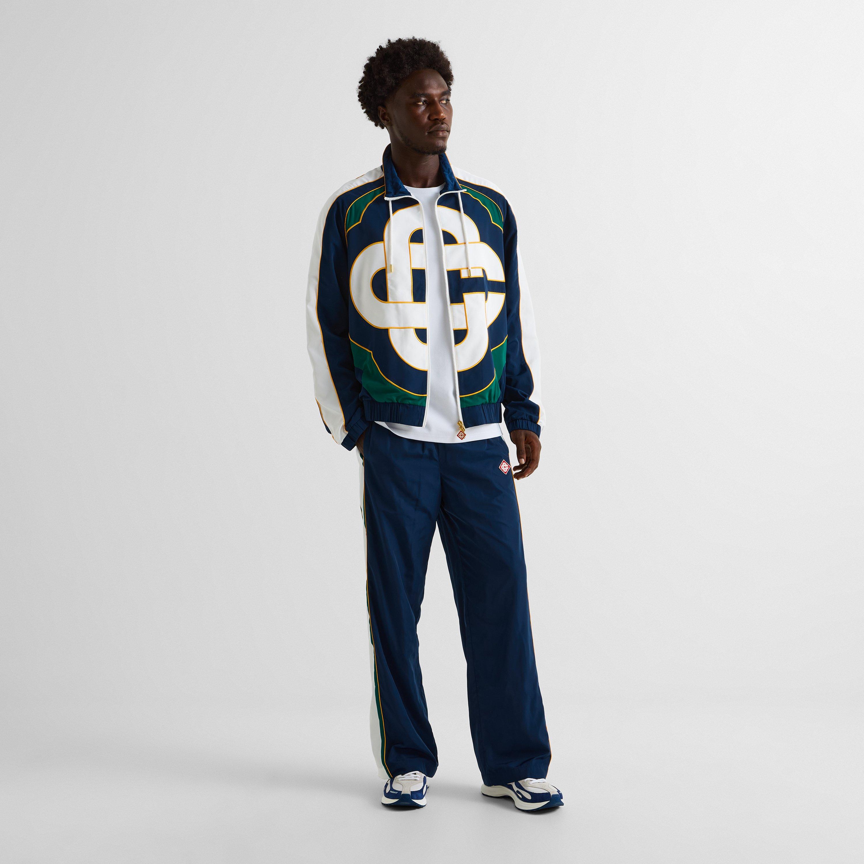Navy/Green - Casablanca - Men's CC Track Jacket - 6