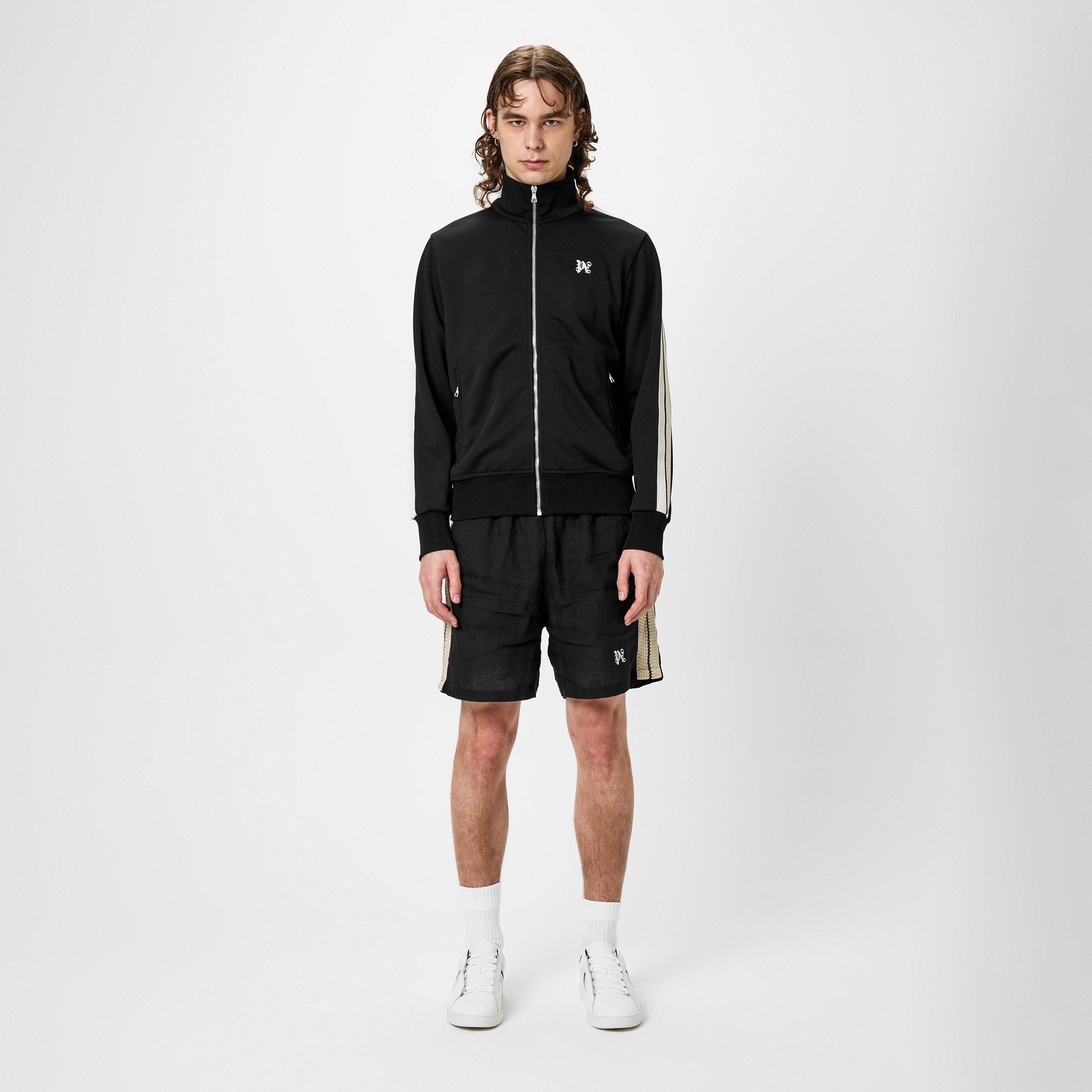 Blk Wht 1003 - Palm Angels - Monogram Track Jacket - 6