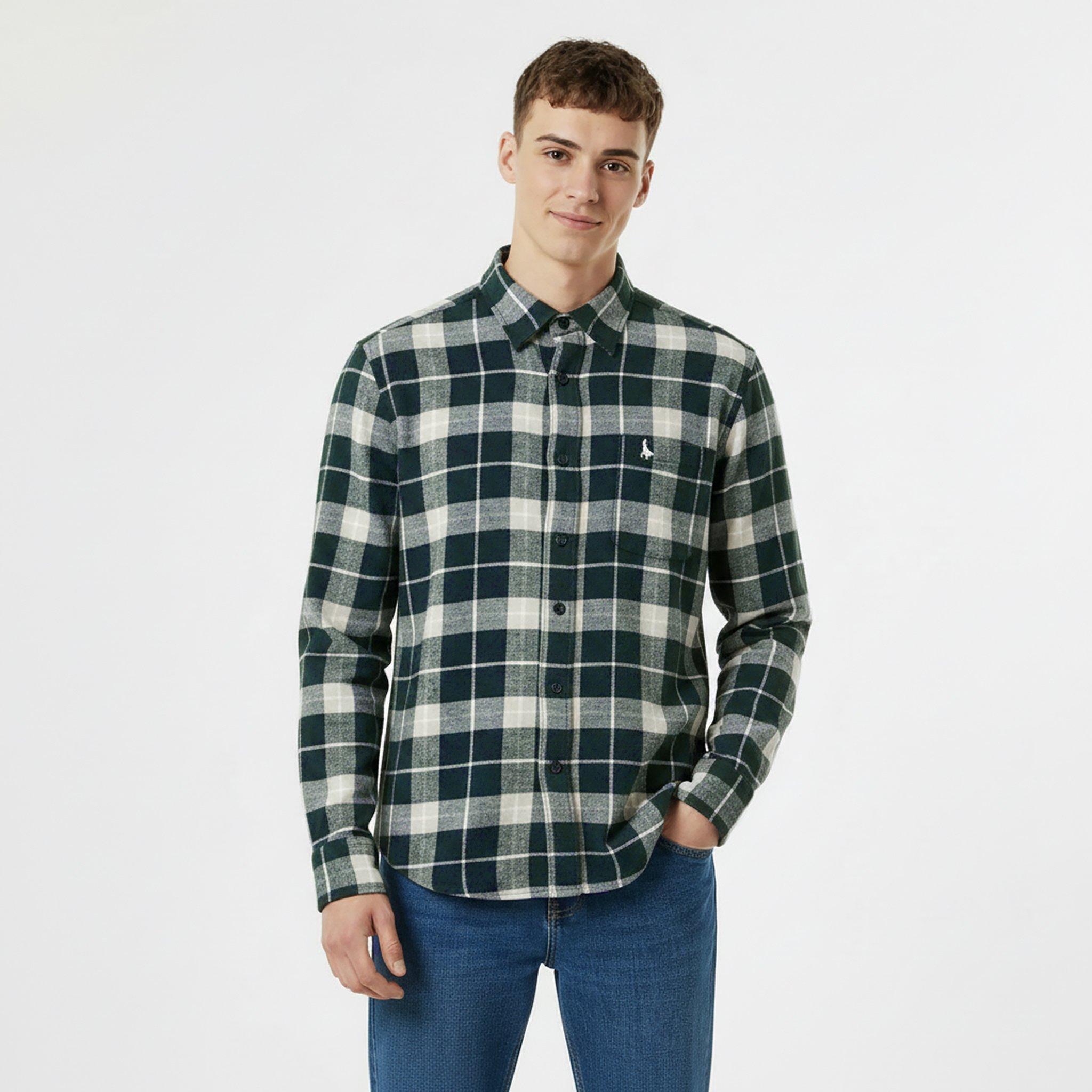 Evergreen - Jack Wills - JW Check Long-Sleeve Patterned Shirt - 3