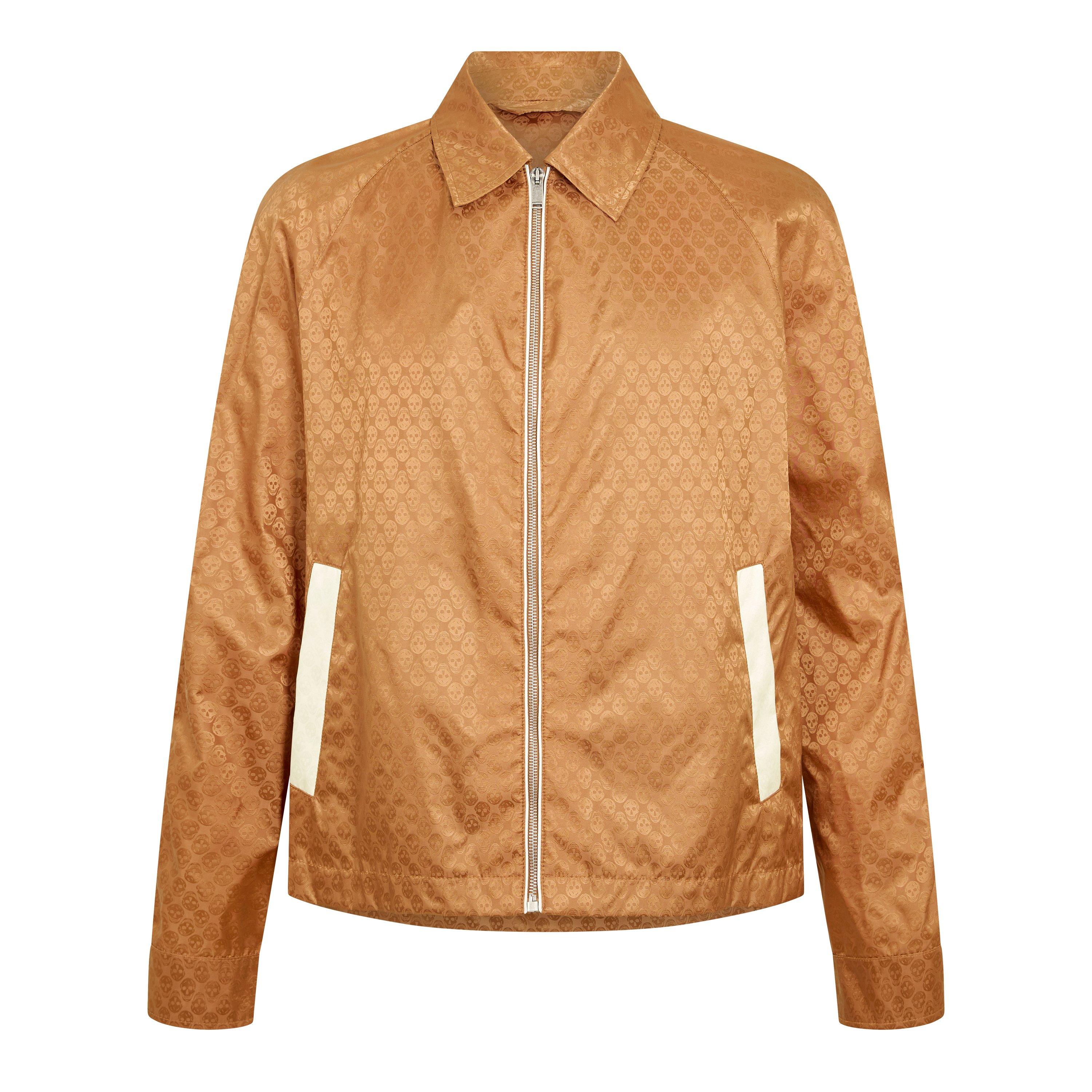 Alexander McQueen Men's Alex Skull Jacquard Tracksuit Top - Camel - XL