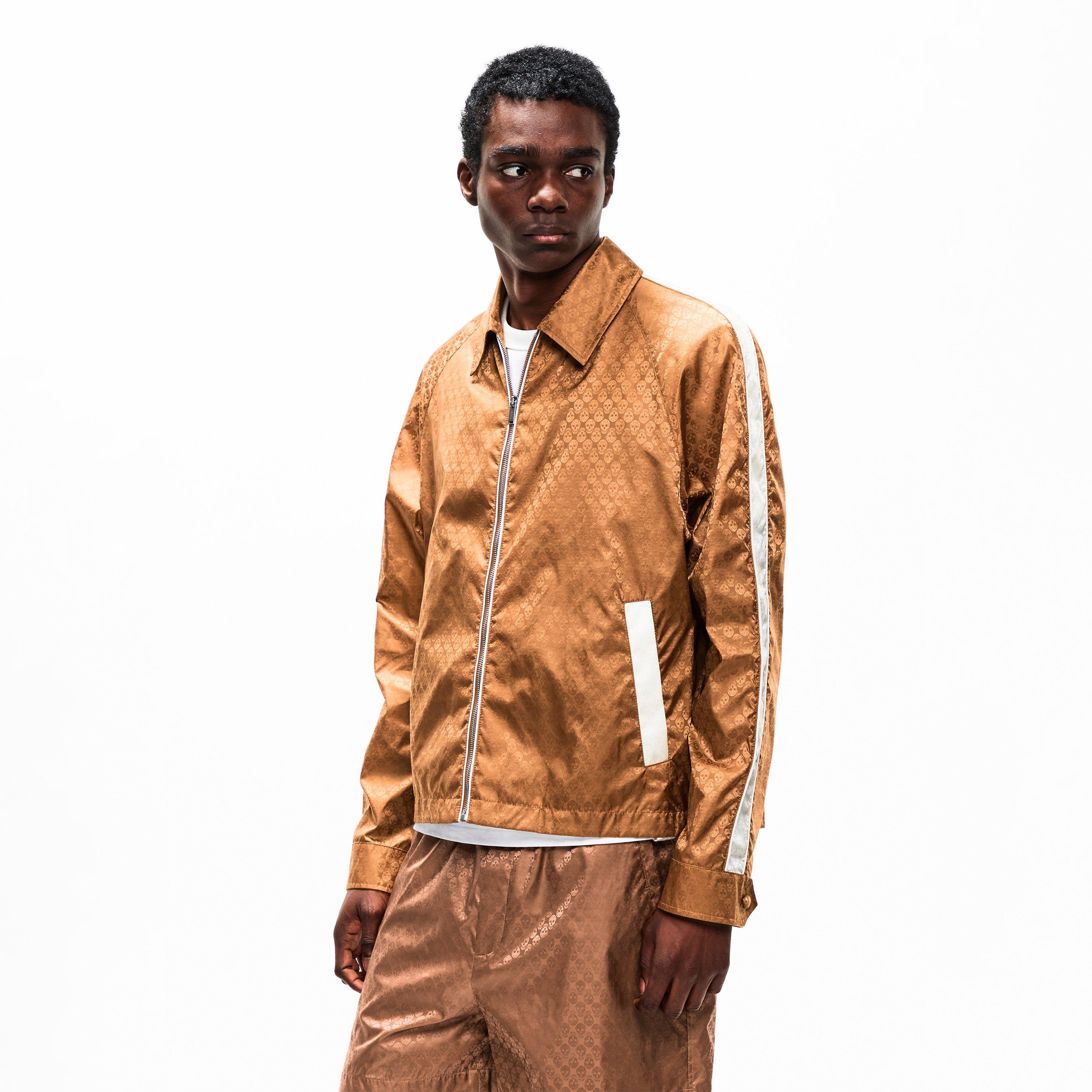 Camel - Alexander McQueen - Men's Alex Skull Jacquard Tracksuit Top - 3