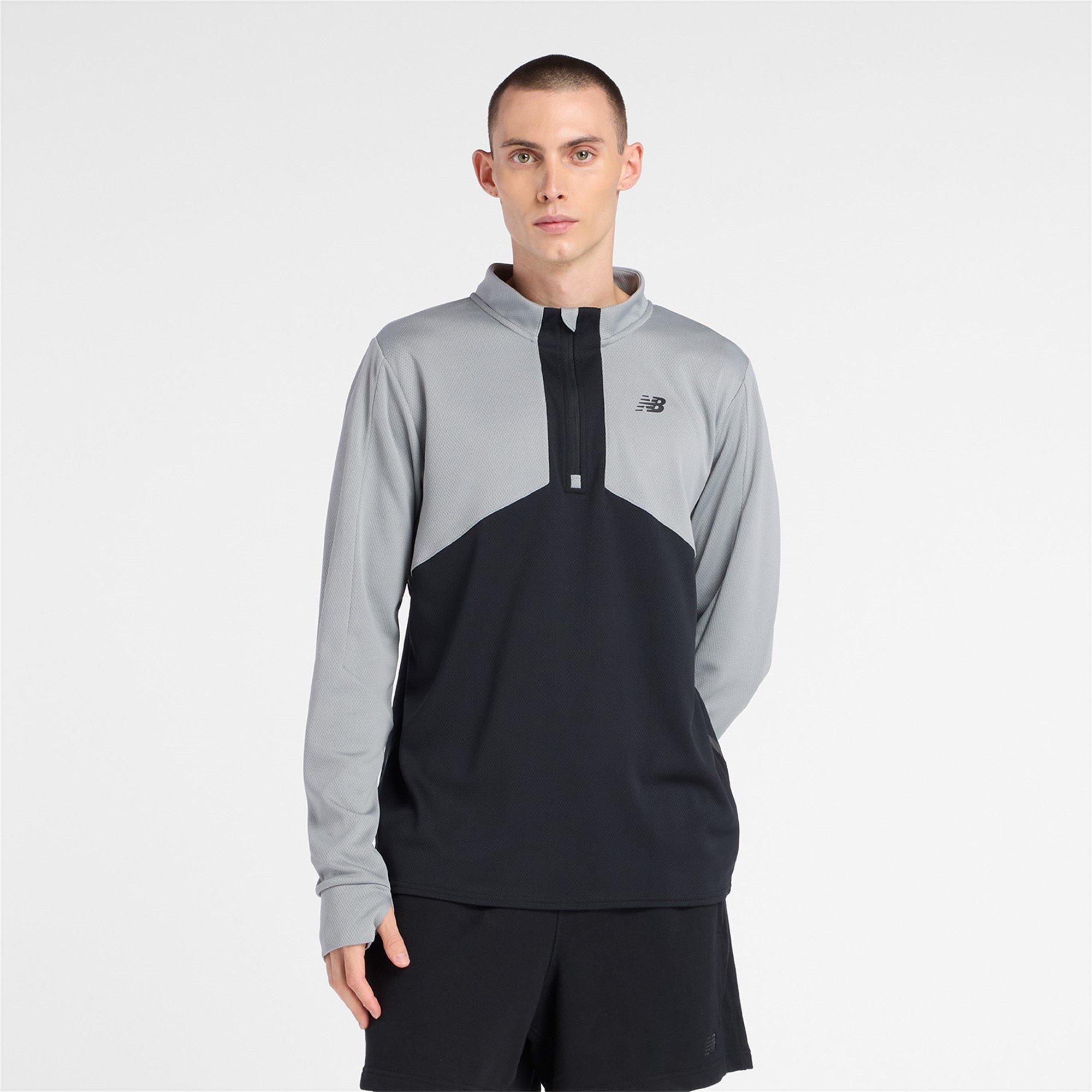 Grey - New Balance - NBLS Utility 1/4 Zip Sn62 - 1