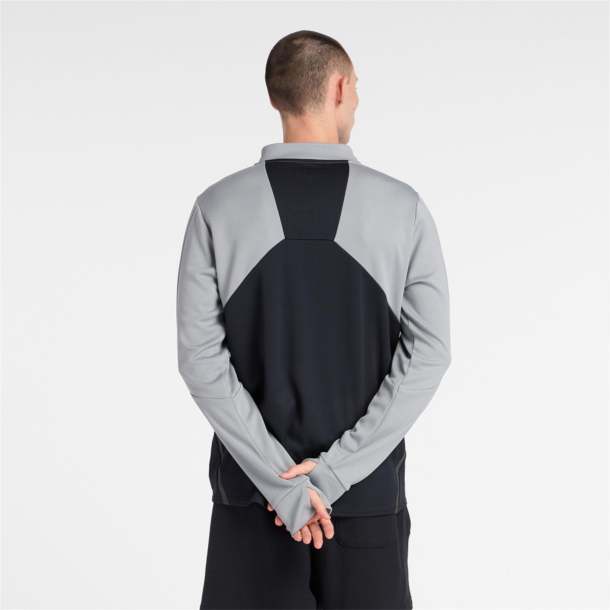 Grey - New Balance - NBLS Utility 1/4 Zip Sn62 - 3