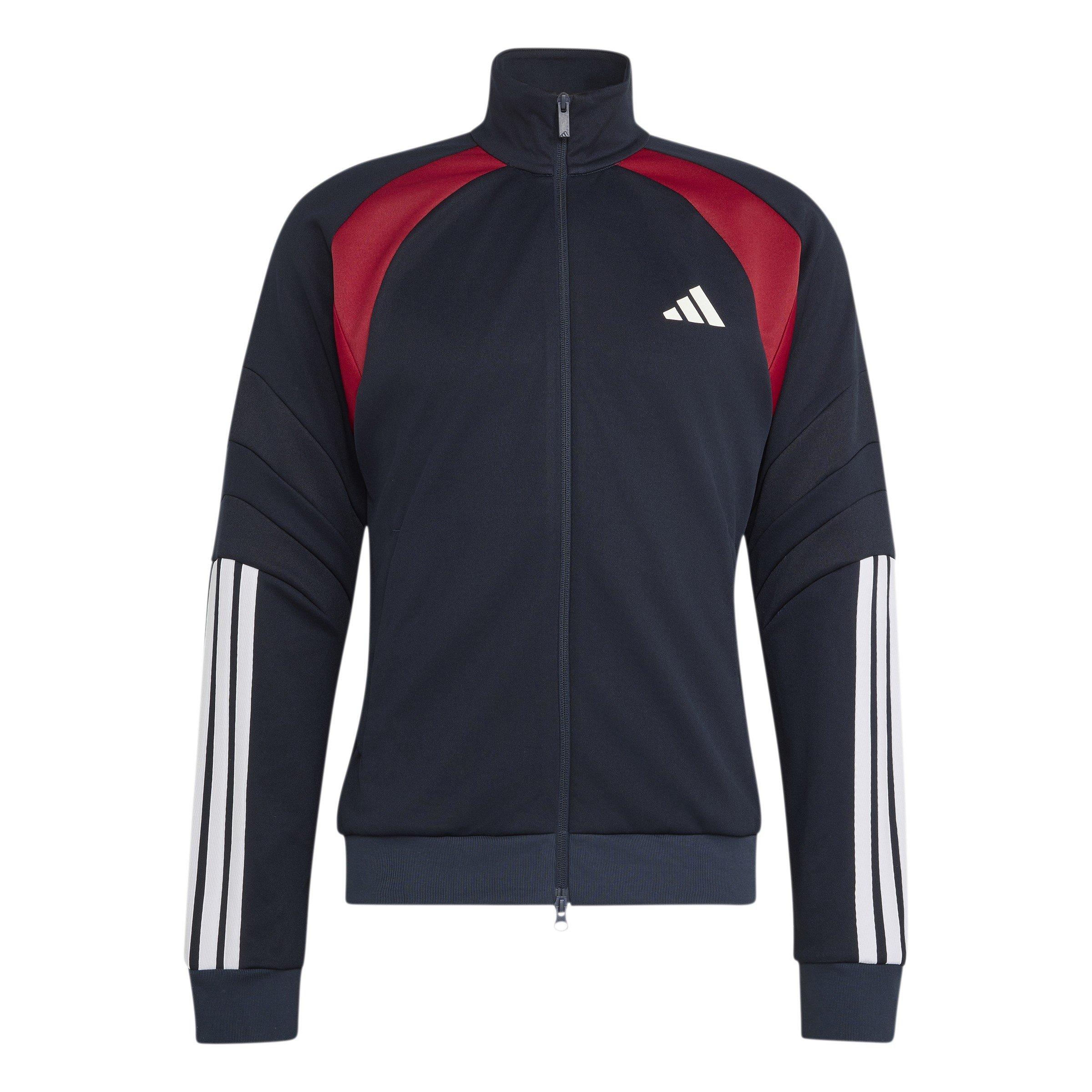 Marineblå/Rød - adidas - Men's Hot Tracksuit Top - 1