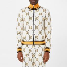 Gucci Gg Knitted Zip Jacket