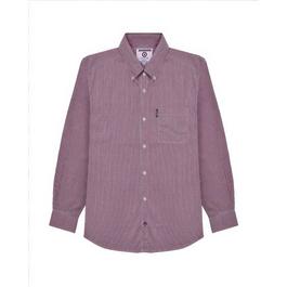 Lambretta Long Sleeve Gingham Check Shirt