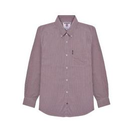 Lambretta Long Sleeve Gingham Check Shirt