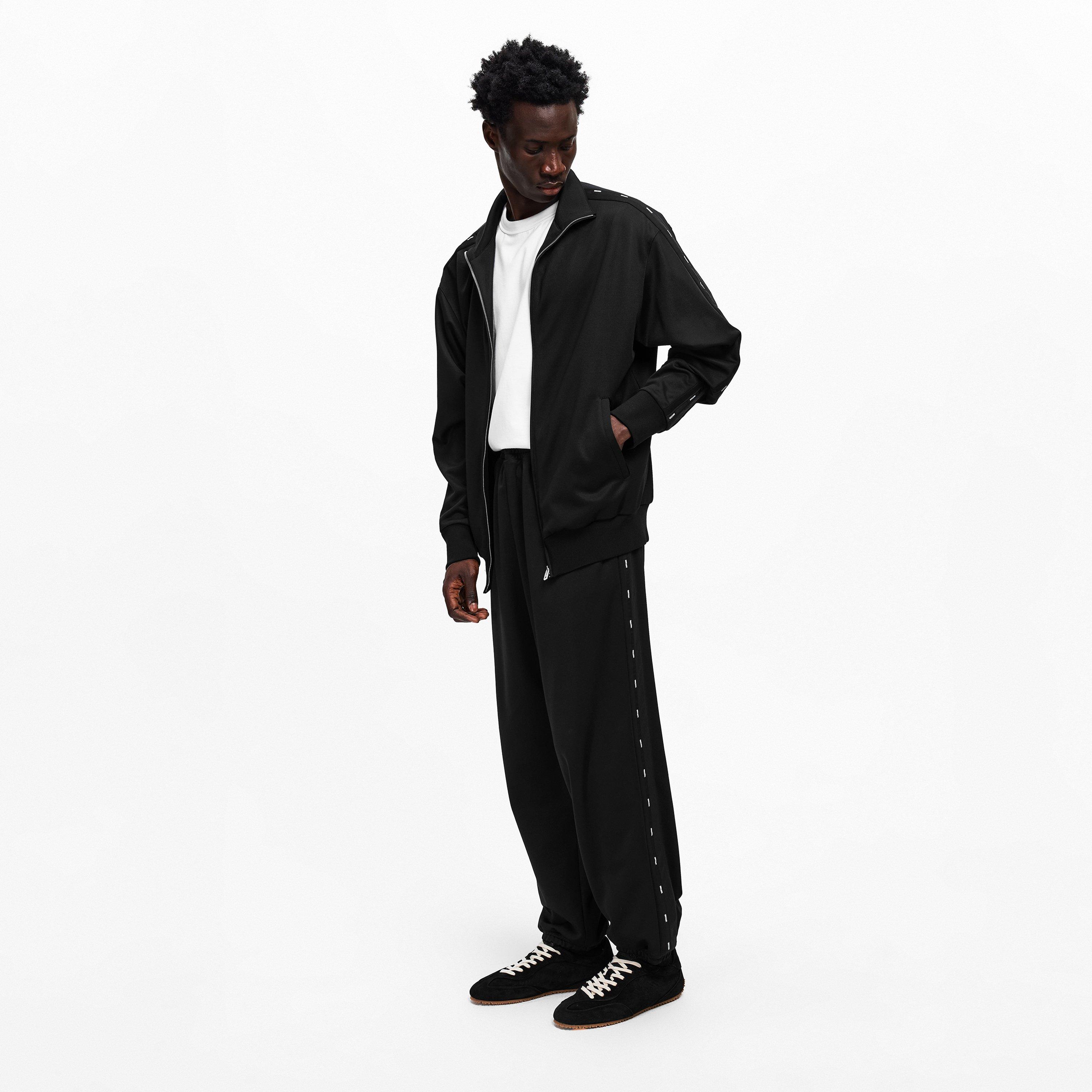 Black - Moschino - Men's Tape Tracksuit Top - 5