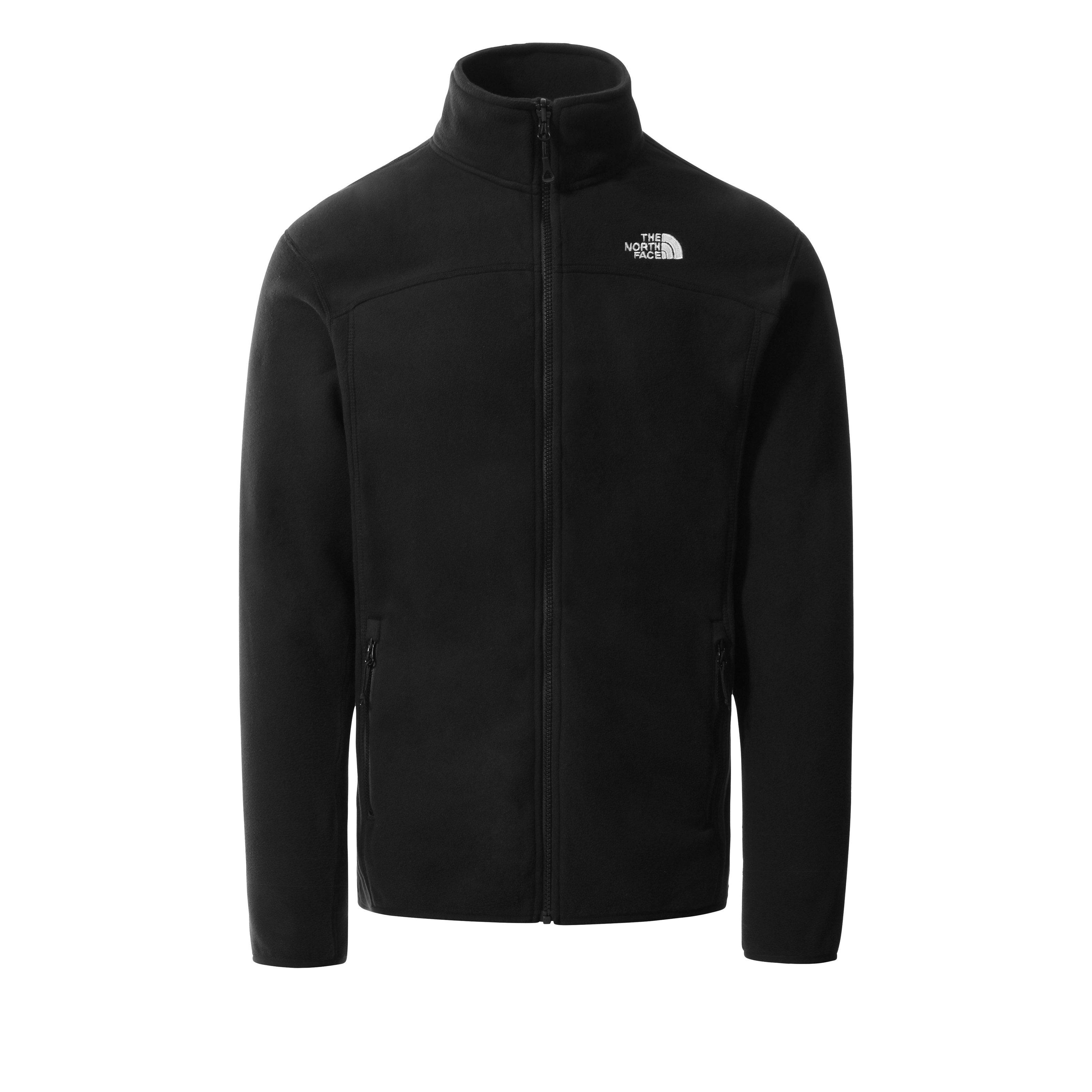 The North Face Men's 100 Glacier Full-Zip Fleece - Tnf Black - Large