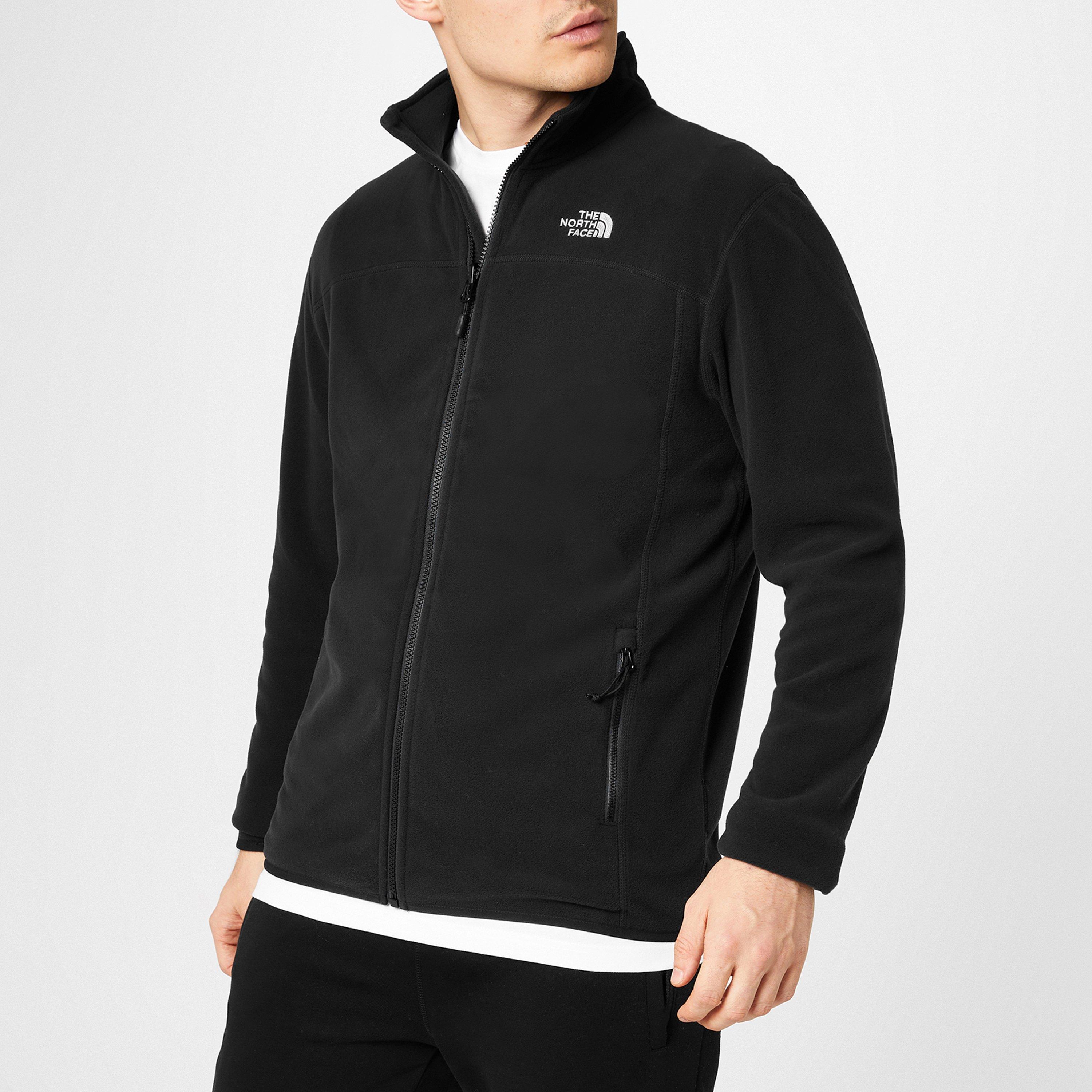TNF Black - The North Face - 100 Glacier Full-Zip Fleece Mens - 3
