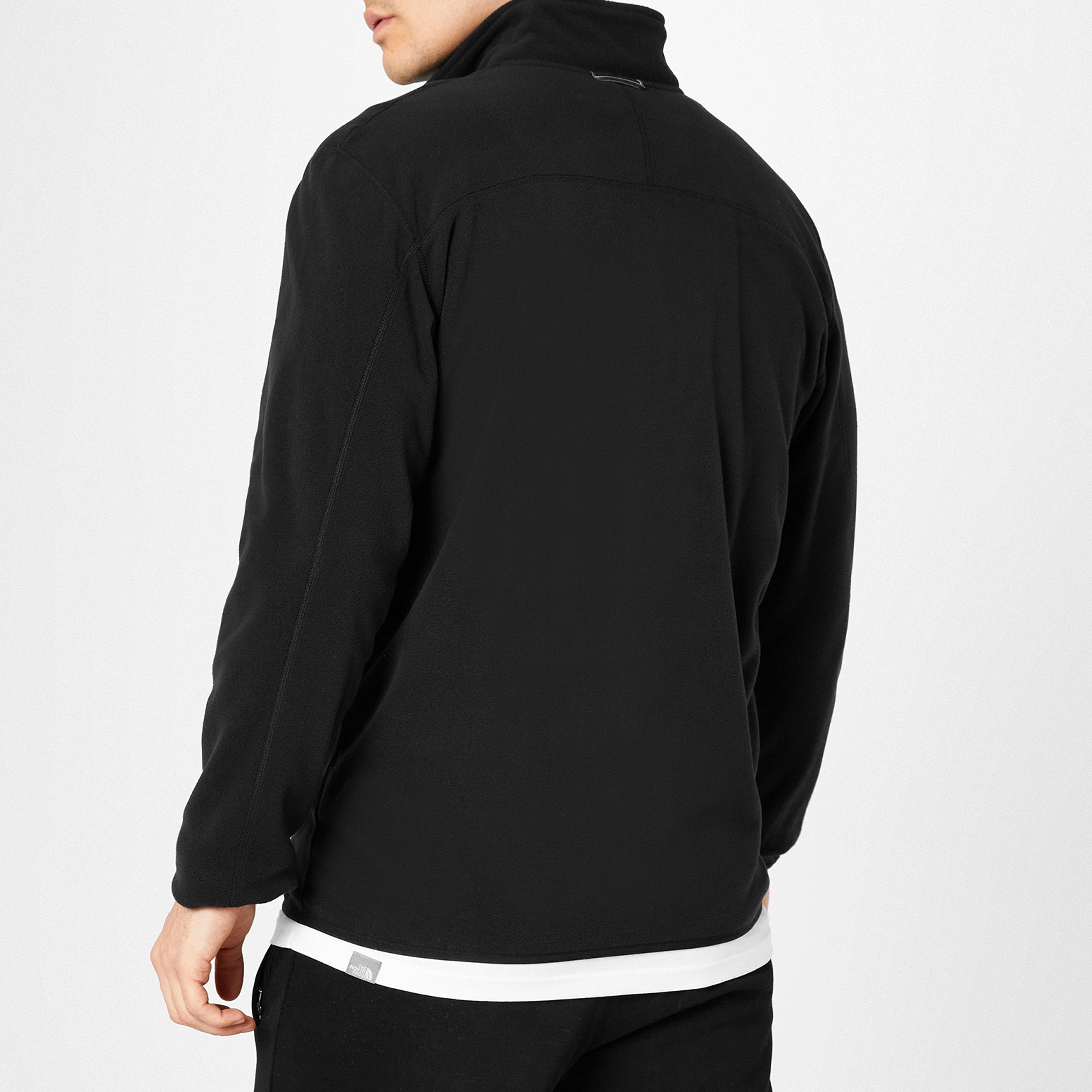 TNF Black - The North Face - 100 Glacier Full-Zip Fleece Mens - 4