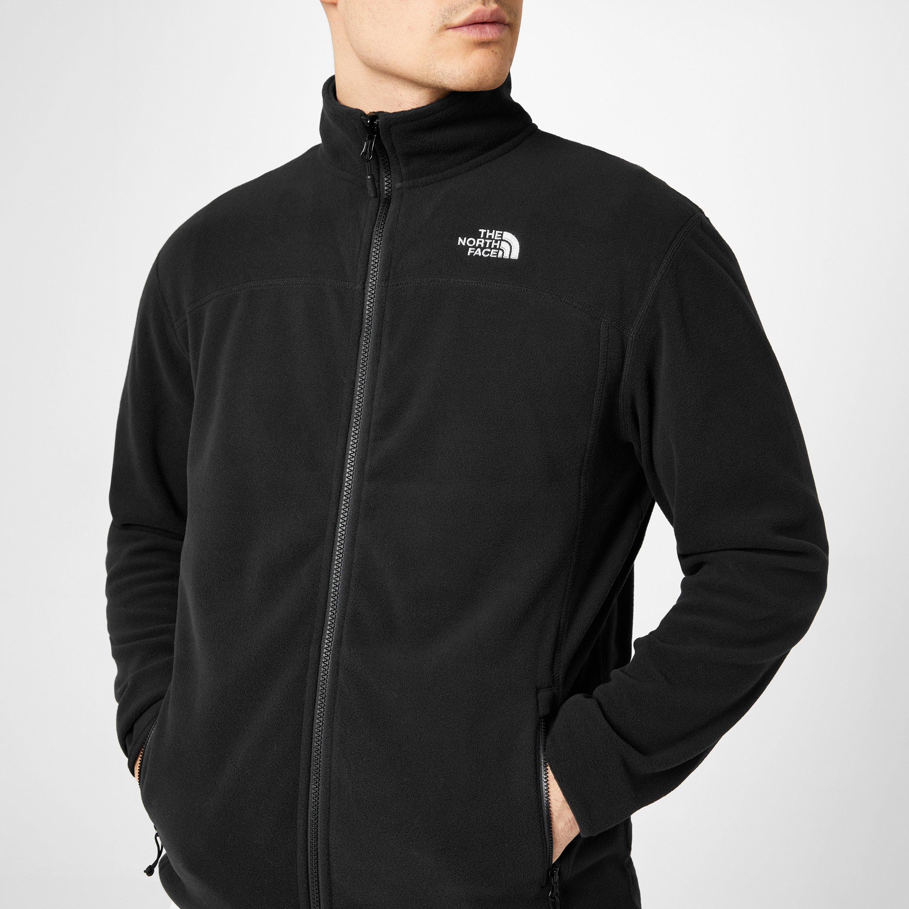 TNF Black - The North Face - 100 Glacier Full-Zip Fleece Mens - 5