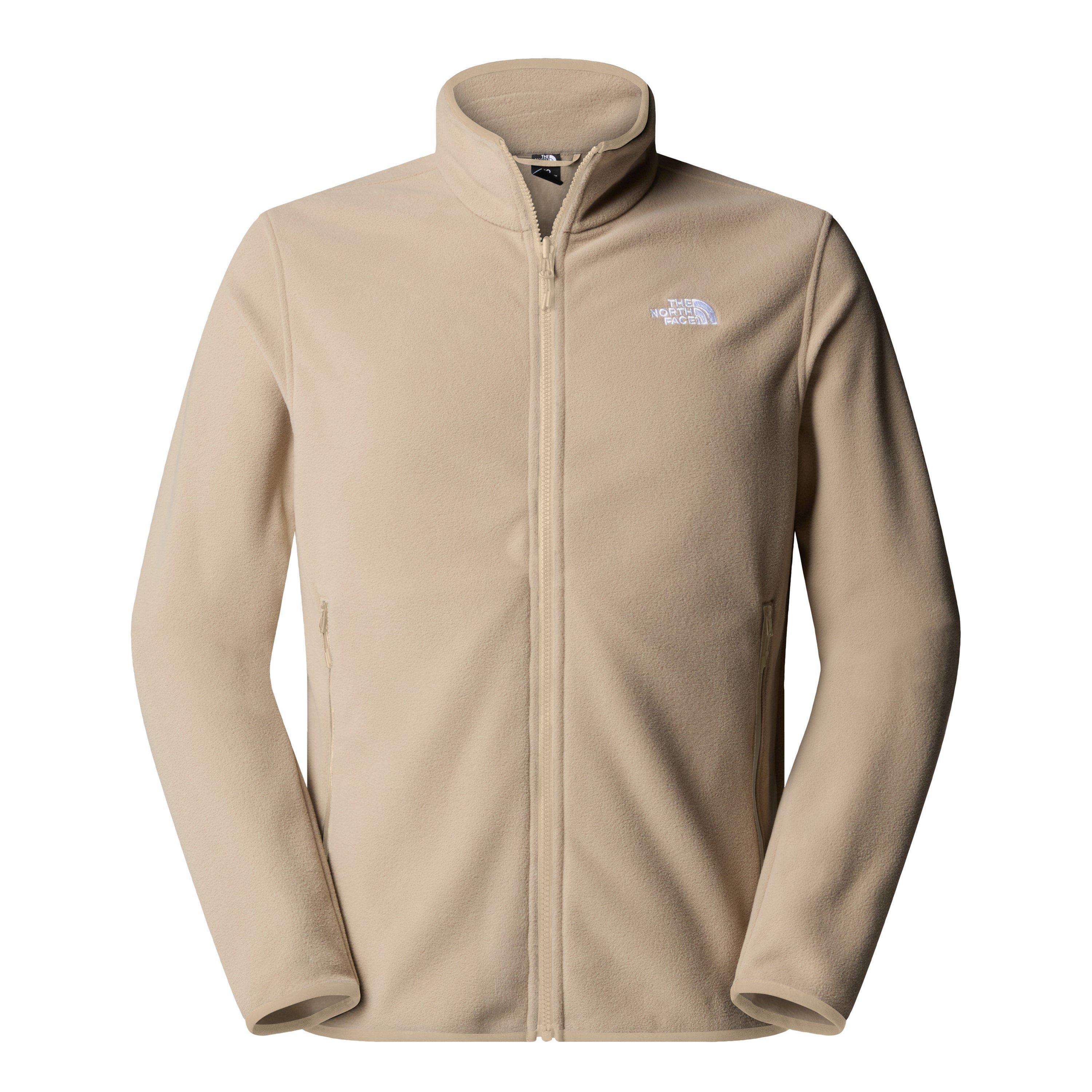 The North Face Men's 100 Glacier Full-Zip Fleece - Mushroom - Small
