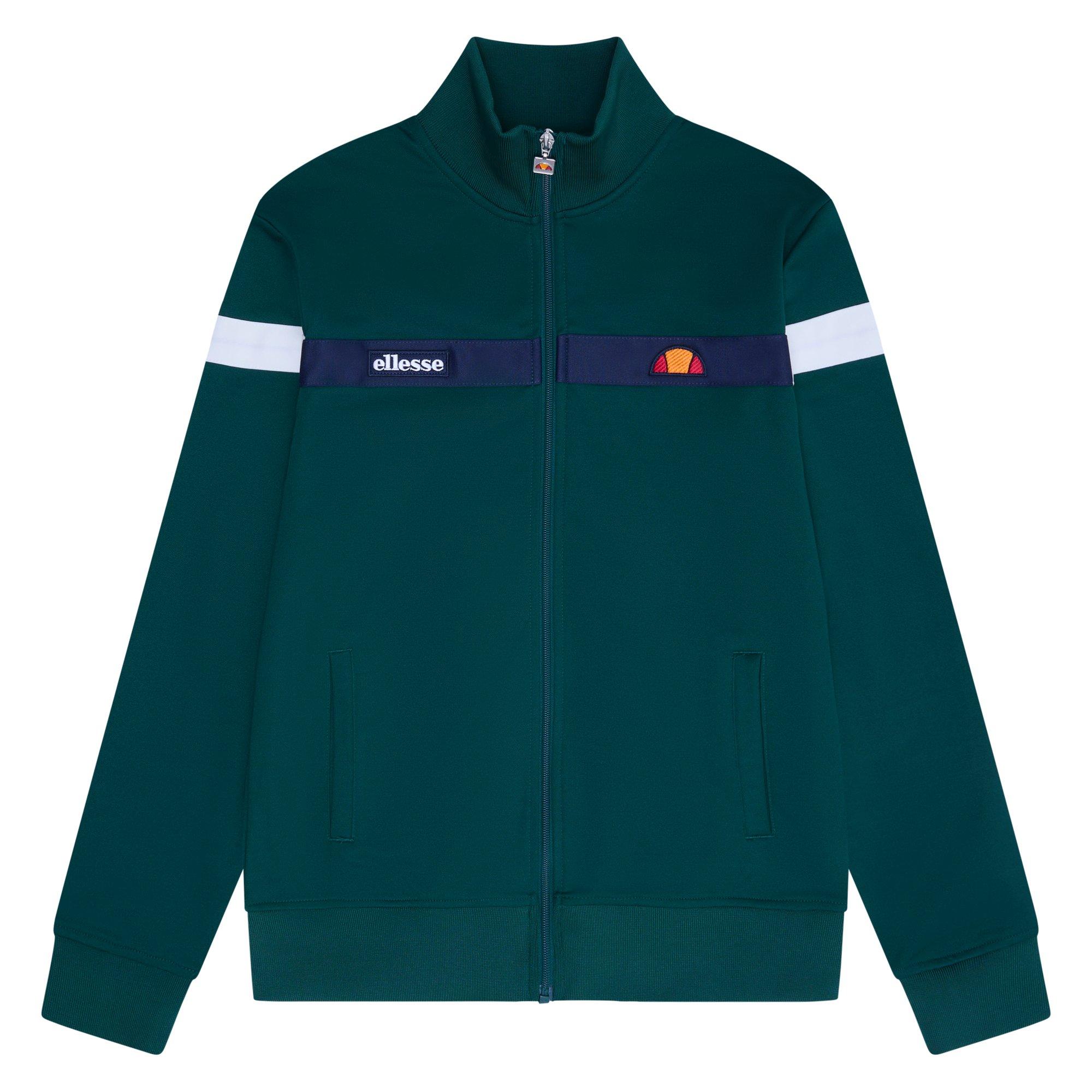 Ellesse Men's Tracksuit Top - Dark Green - Medium