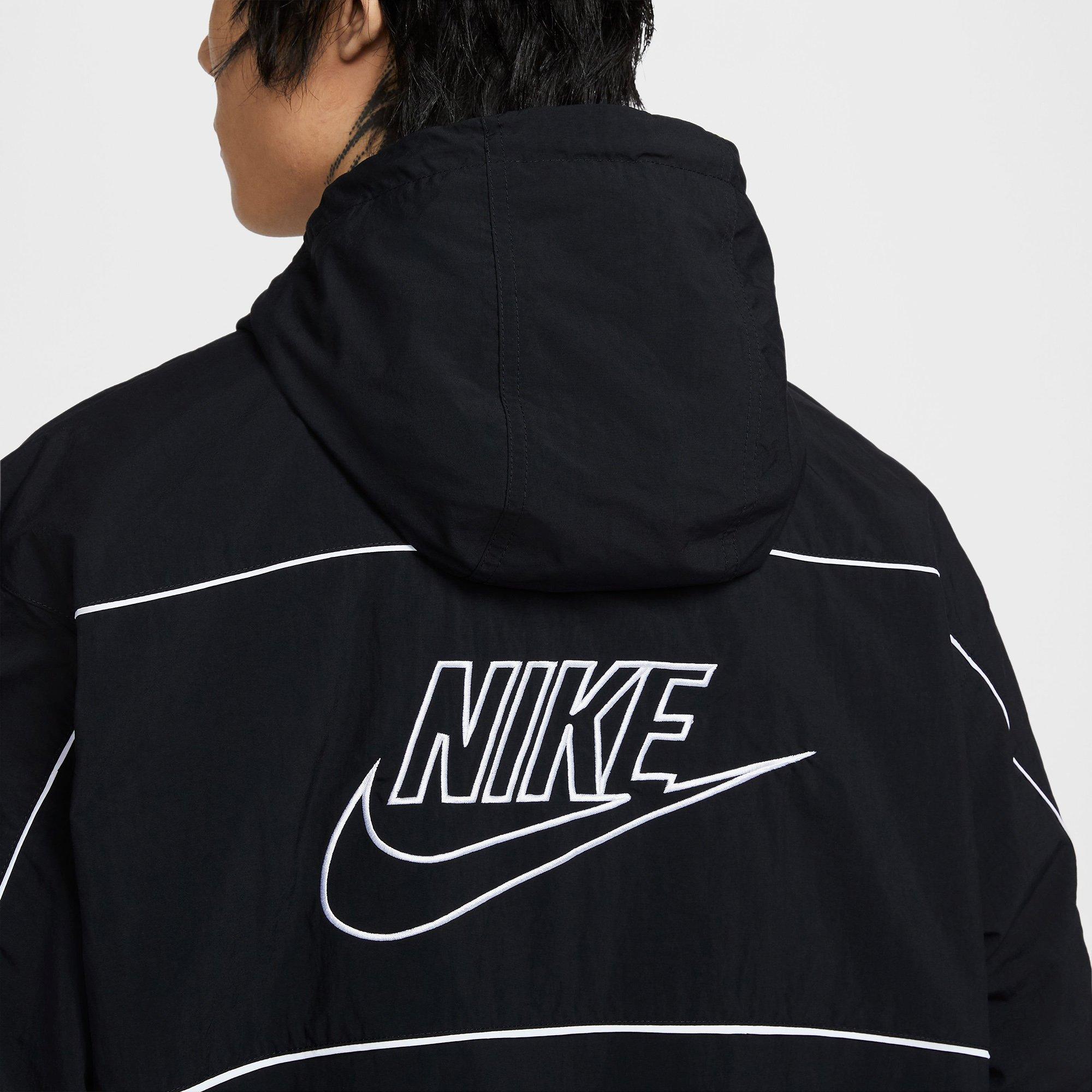 Black/White/Wht - Nike - Nike Club Hd Jkt Sn64 - 5