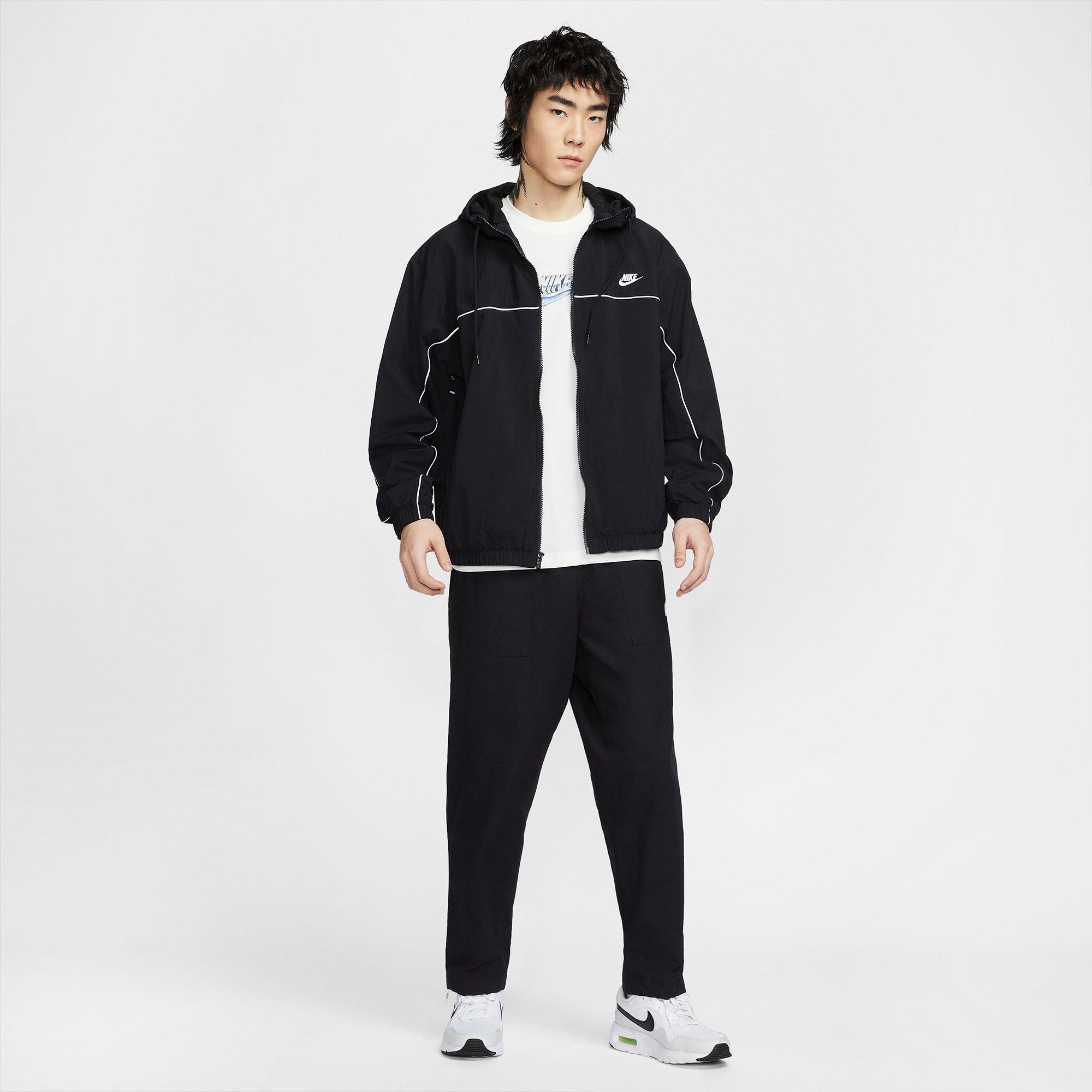 Black/White/Wht - Nike - Nike Club Hd Jkt Sn64 - 8