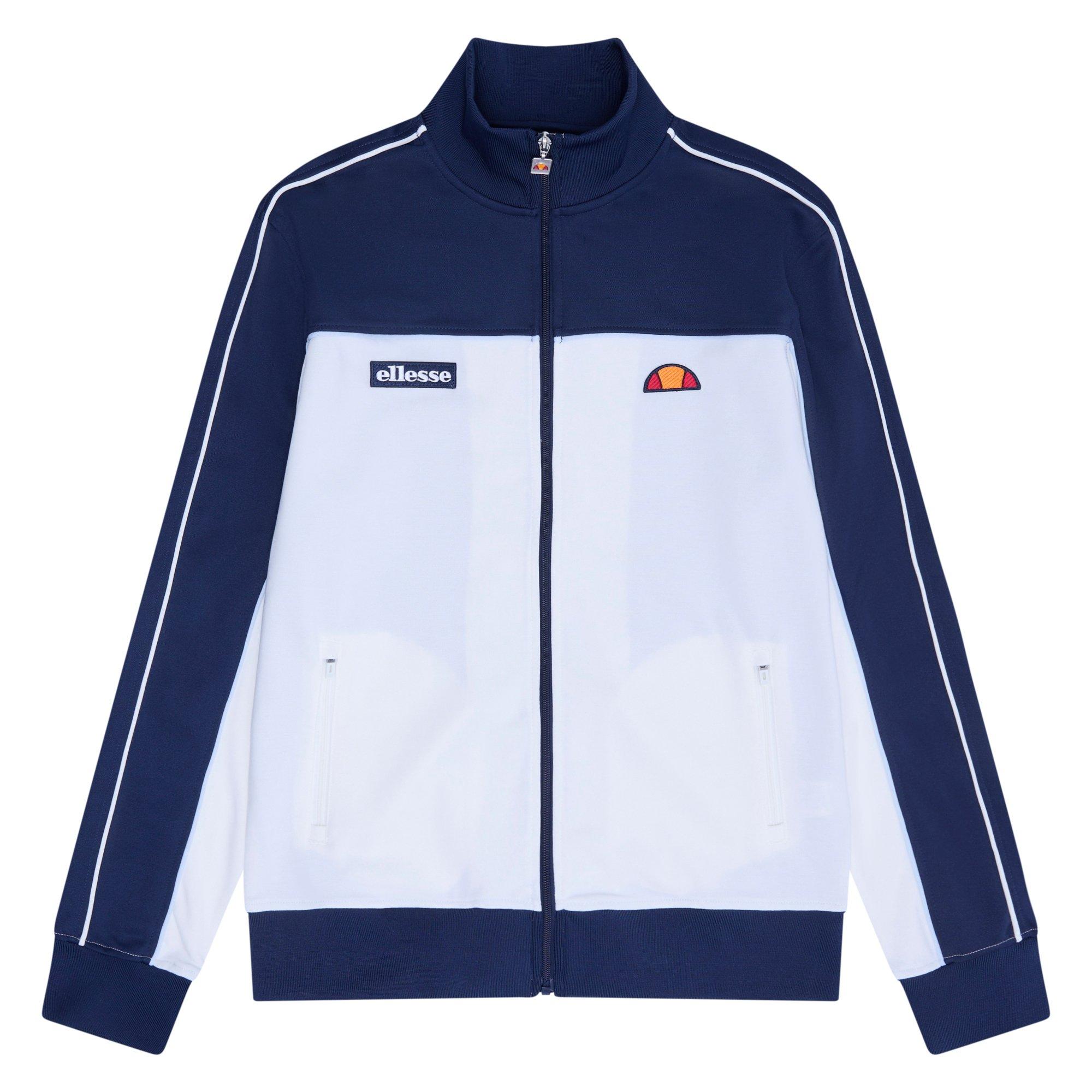 Ellesse Men's Tracksuit Top - Off White/Navy - 2X Large