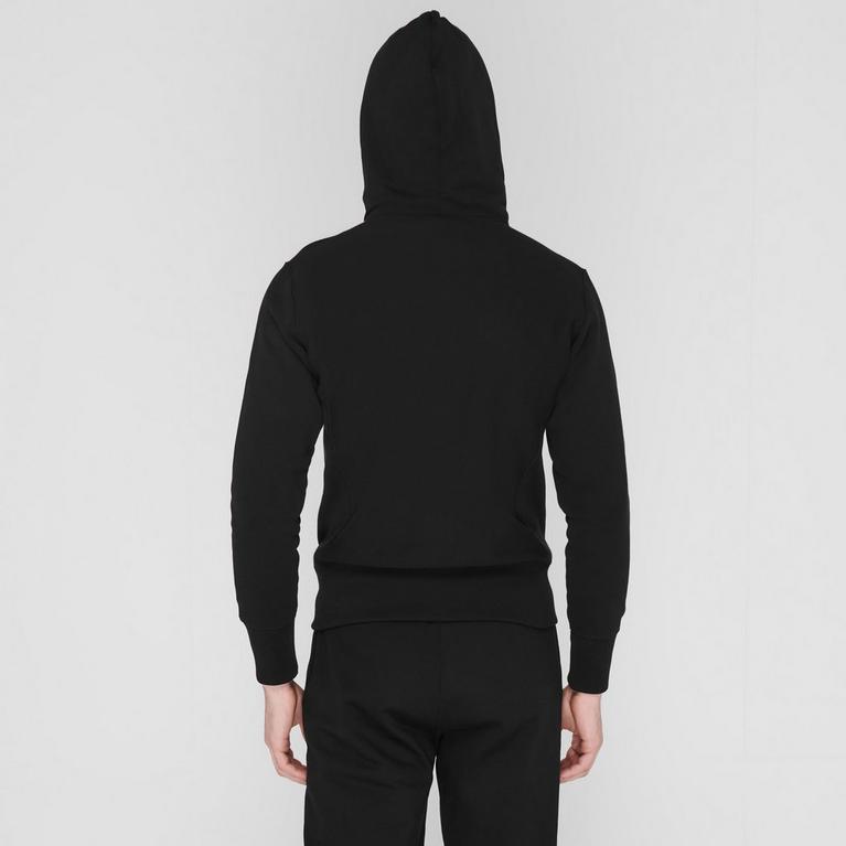 Noir - Champion - Terry Reverse Hooded Zip Sweatshirt - 4