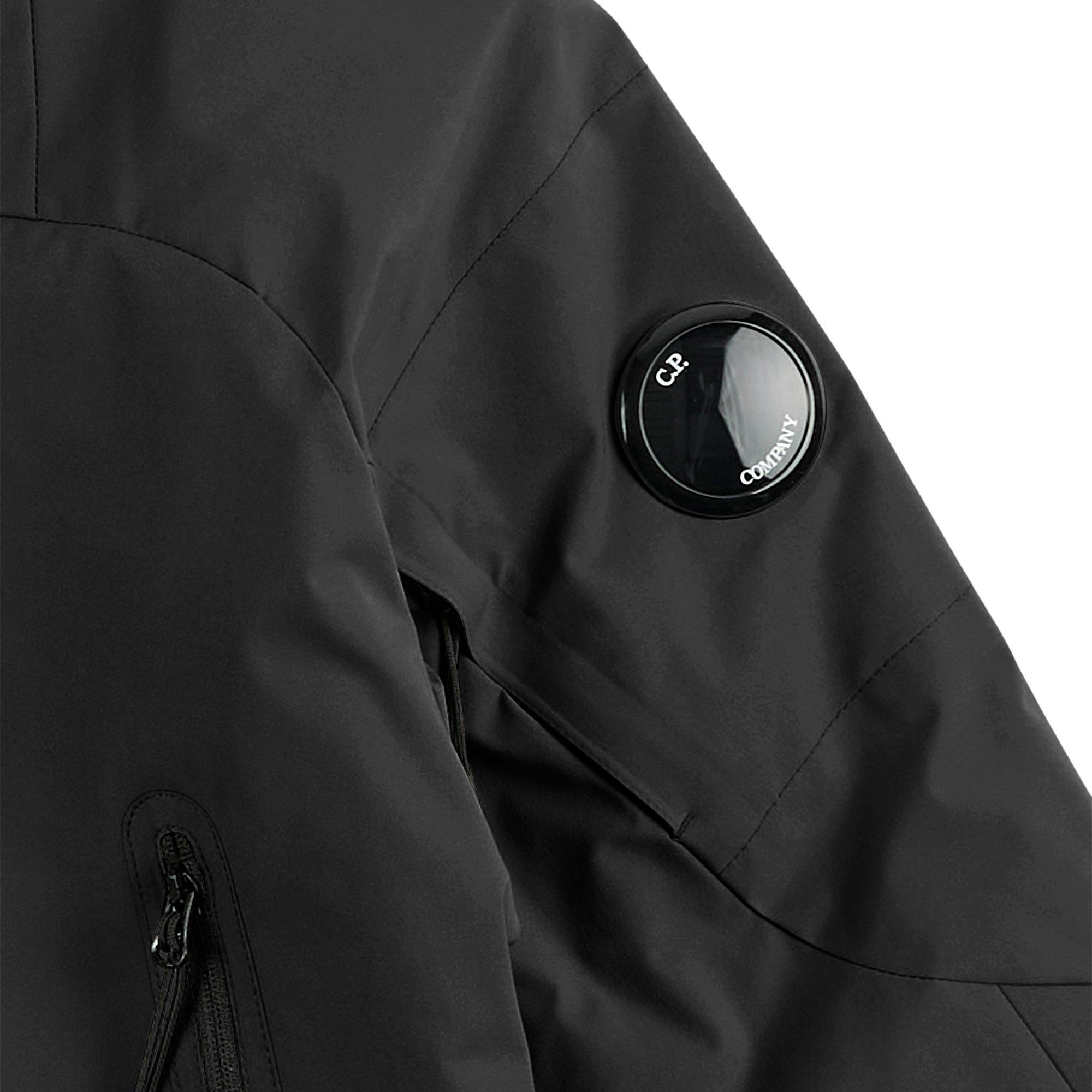 Black 60100 - CP Company - Kids' Goggle Water Resistant Long Sleeve Hooded Softshell Jacket - 4