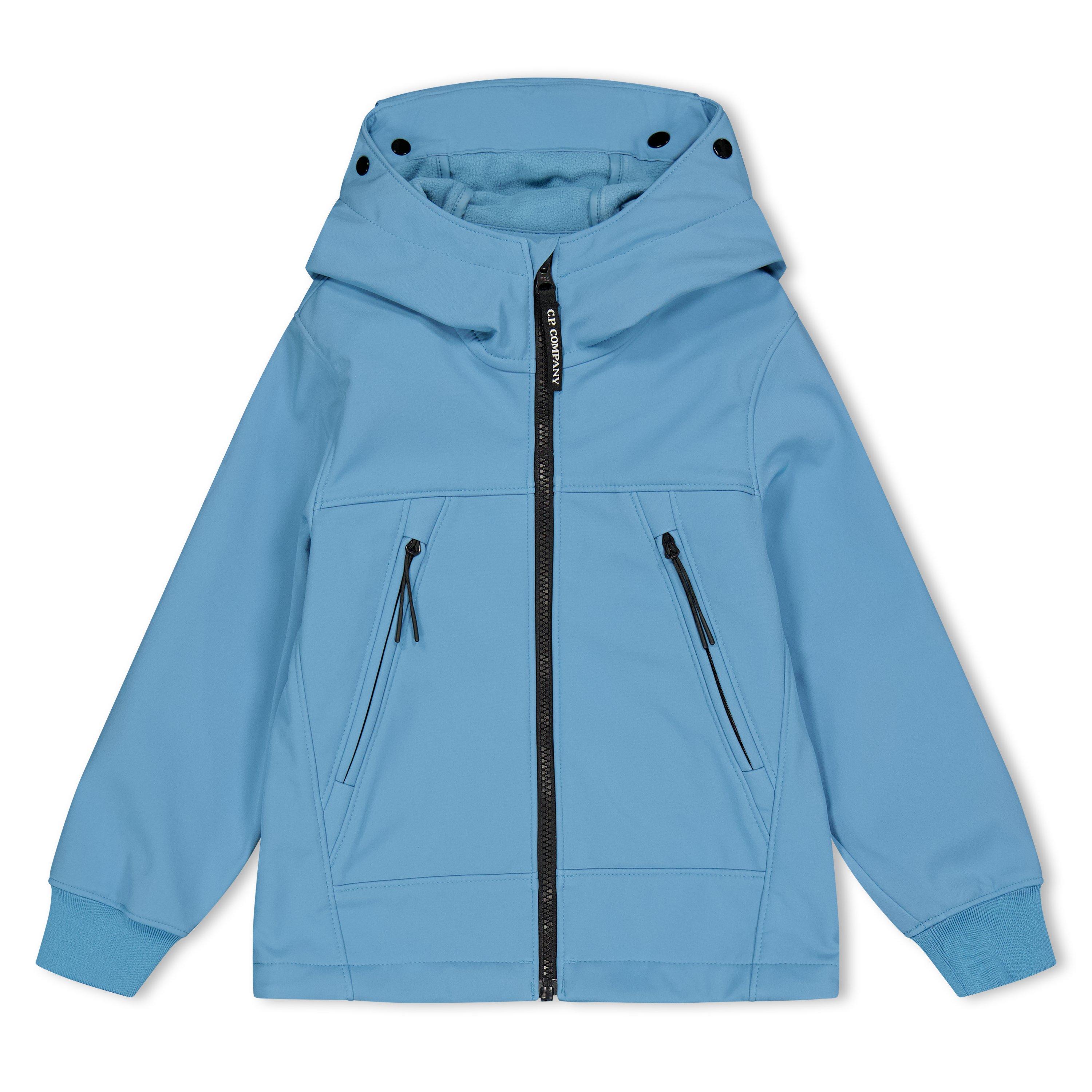 CP Company Kids' Goggle Water Resistant Long Sleeve Hooded Softshell Jacket
