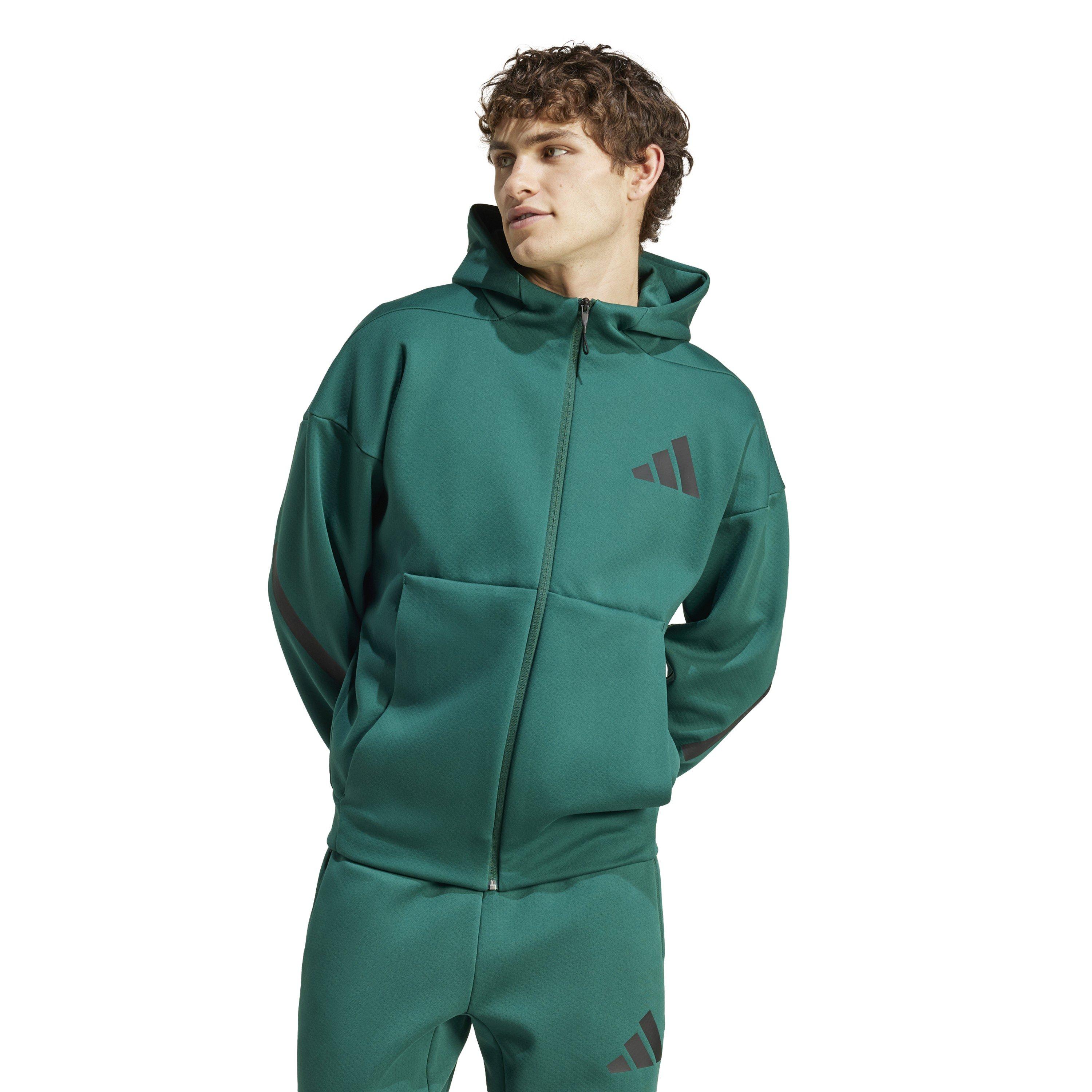 Colleg Green - adidas - M Z.N.E. Fz Tracksuit Top Mens - 2