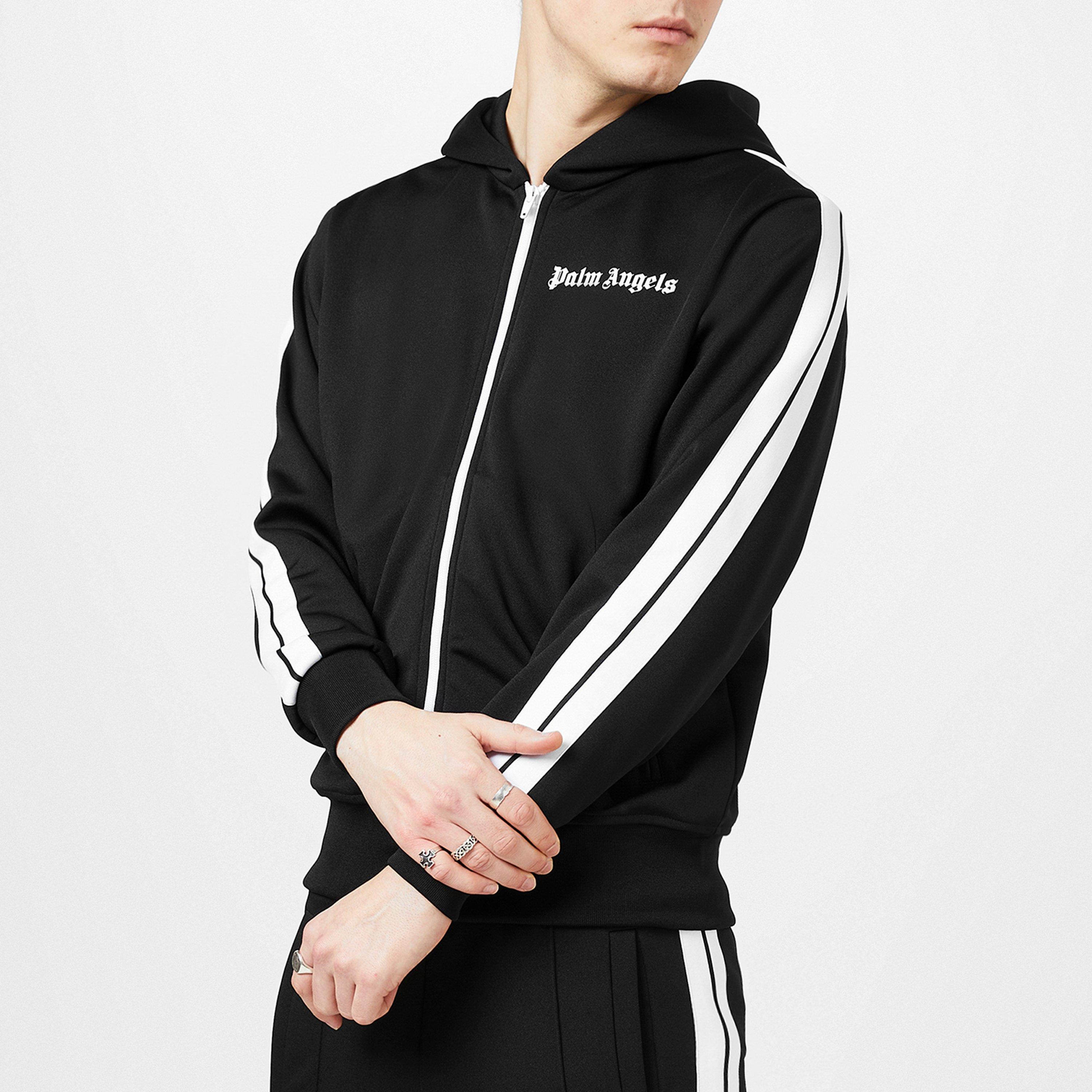 Black 1001 - Palm Angels - Side Stripe Logo Hoodie - 3