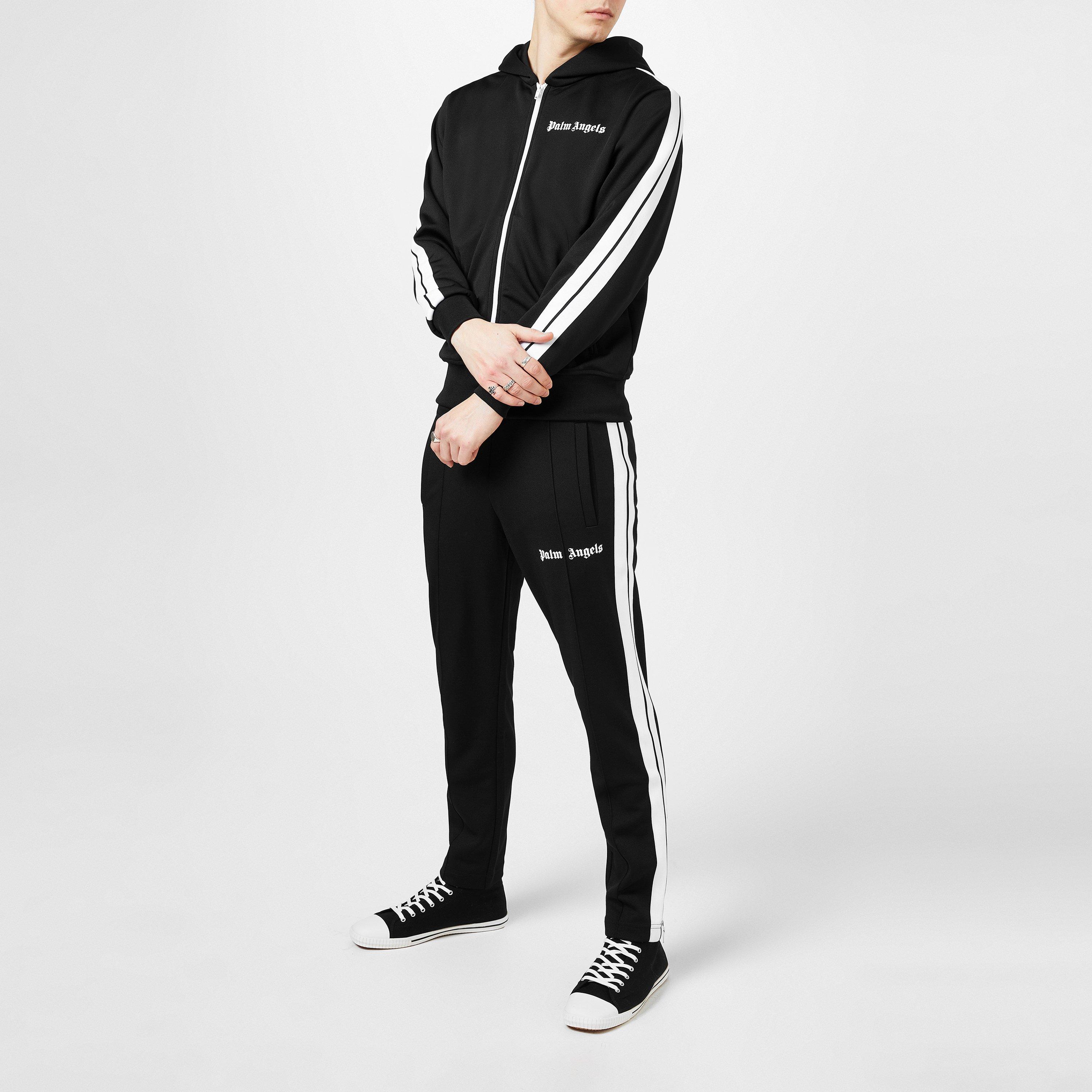 Black 1001 - Palm Angels - Side Stripe Logo Hoodie - 7