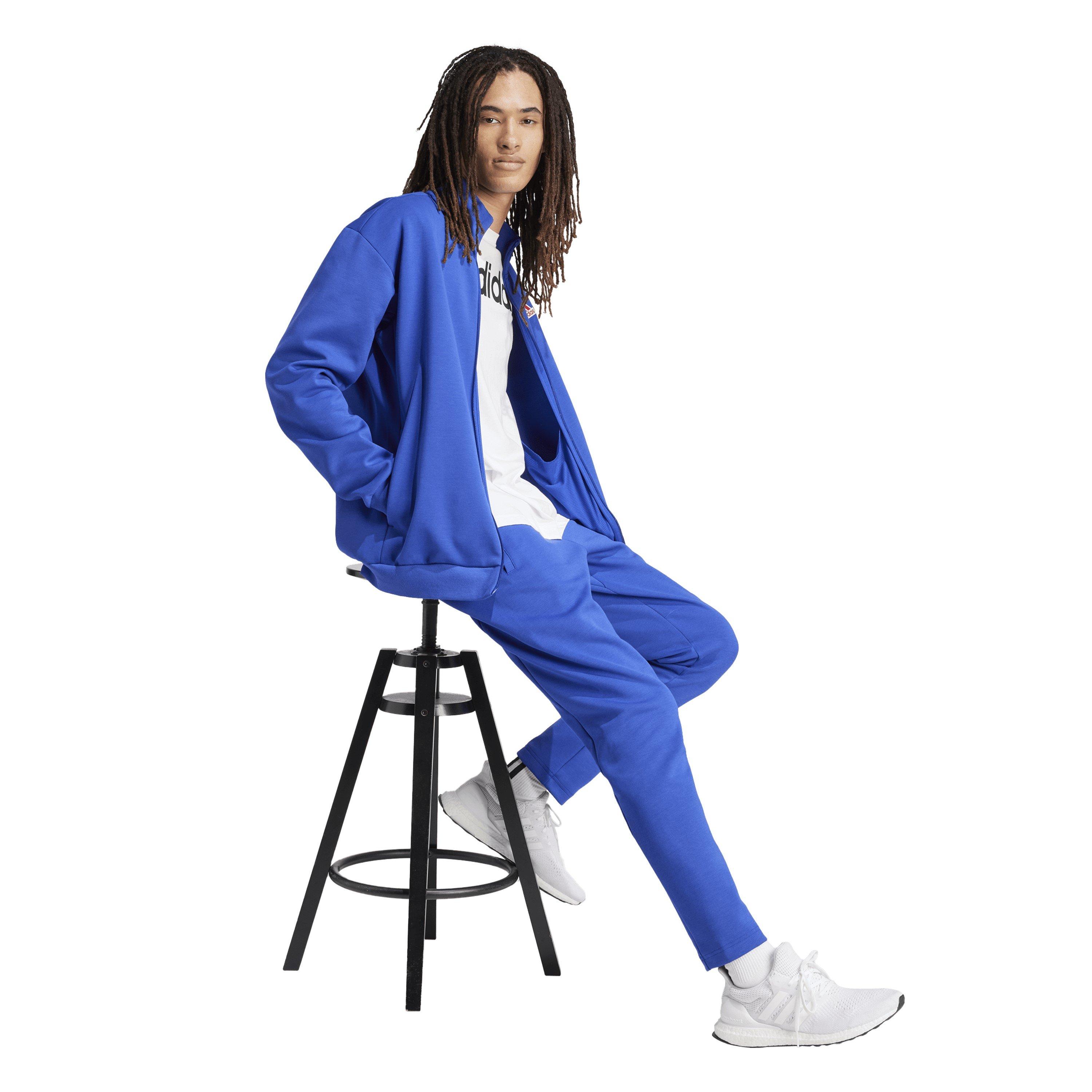Bleu - adidas - M Fi Bos Tt Oly Tracksuit Top Mens - 6