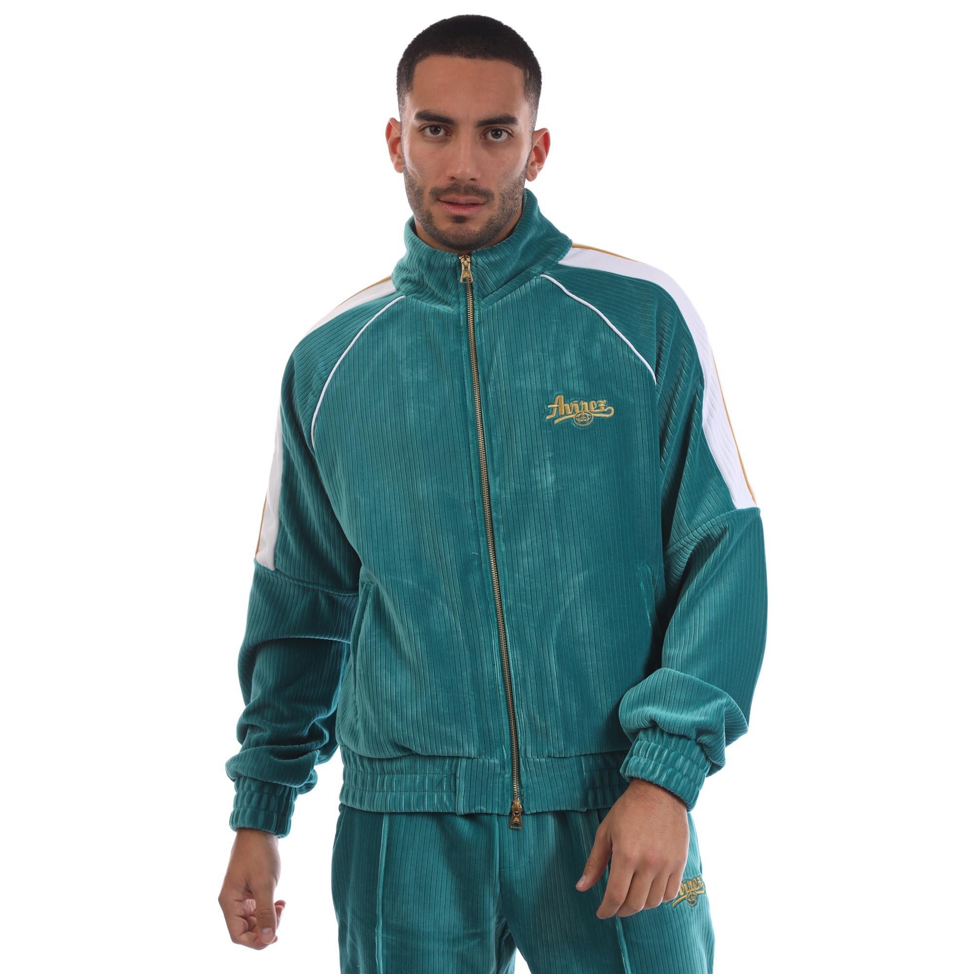 Green - Avirex - Men's KingsB Tracksuit Top - 1
