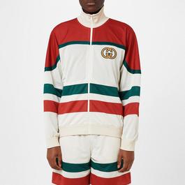 Gucci Mesh Fabric Zip Jacket