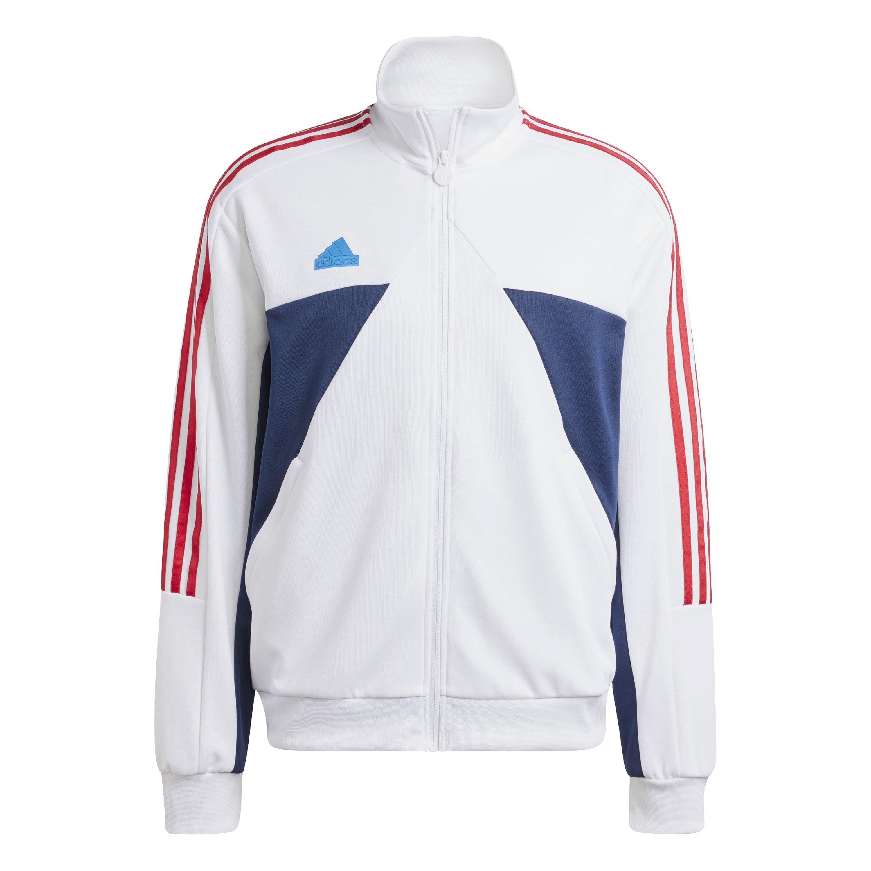 Adidas Men's Tiro Tracksuit Top - White - XS