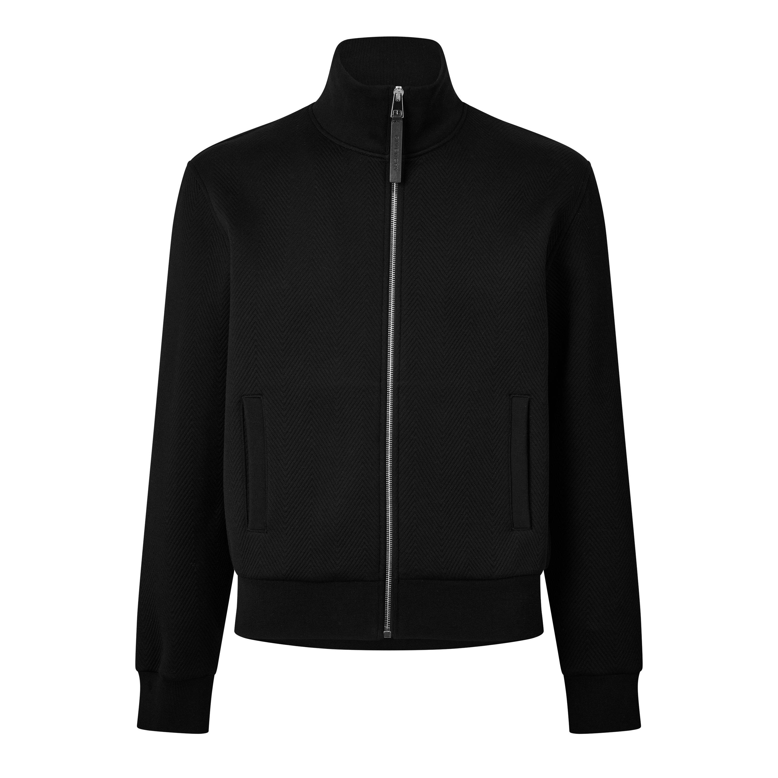 Black - GIVENCHY - GIV LG Zip Swt Sn63 - 1