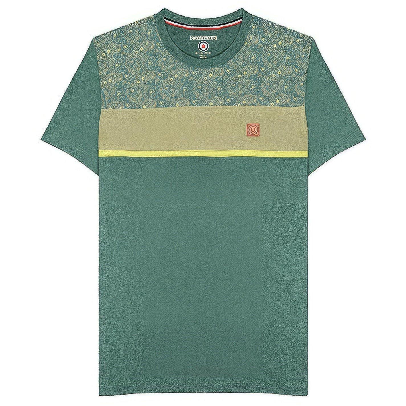 Lambretta Paisley Panel Short-Sleeve Shirt