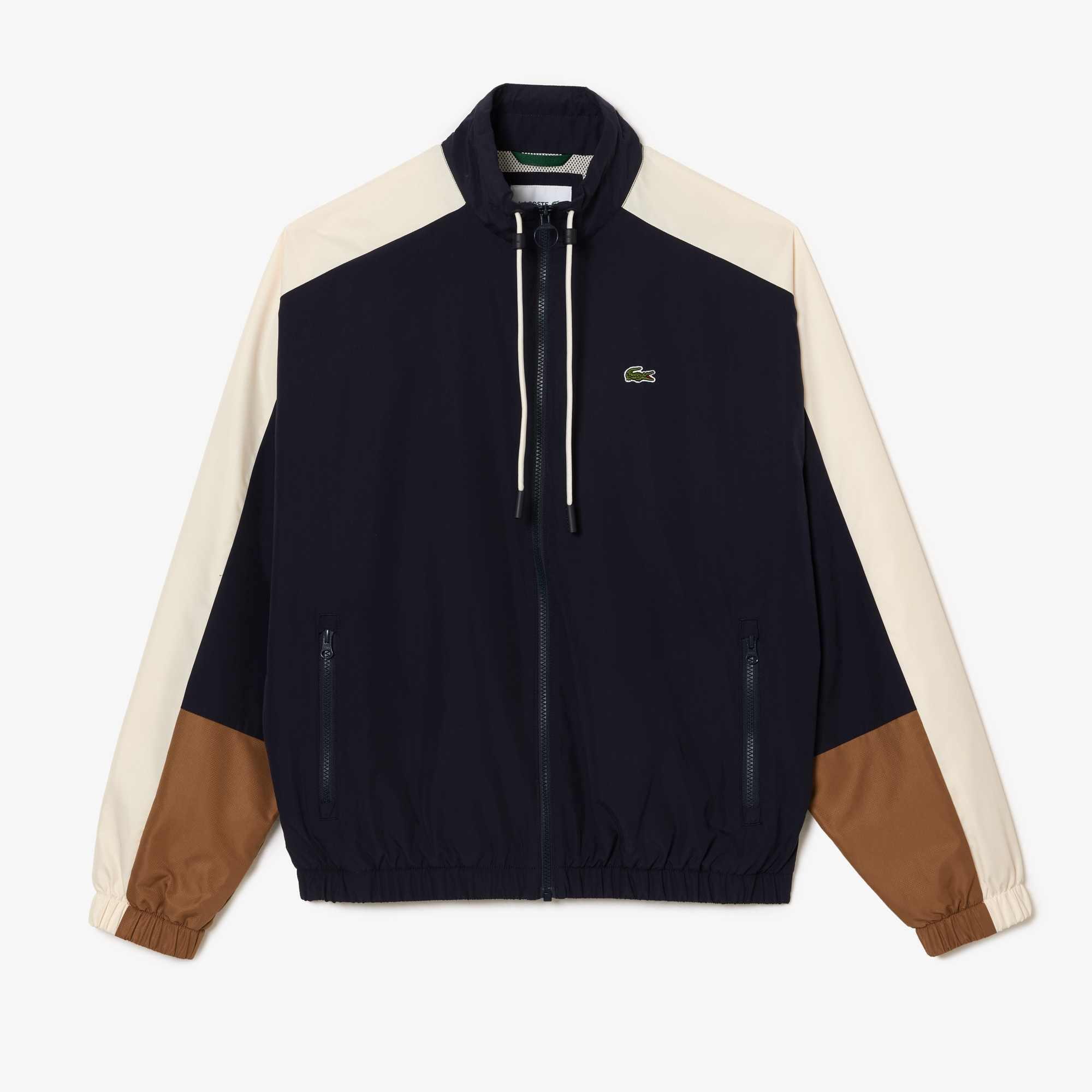 Lacoste Men's Abysm Rhi Showerproof Colour Block Track Jacket - M