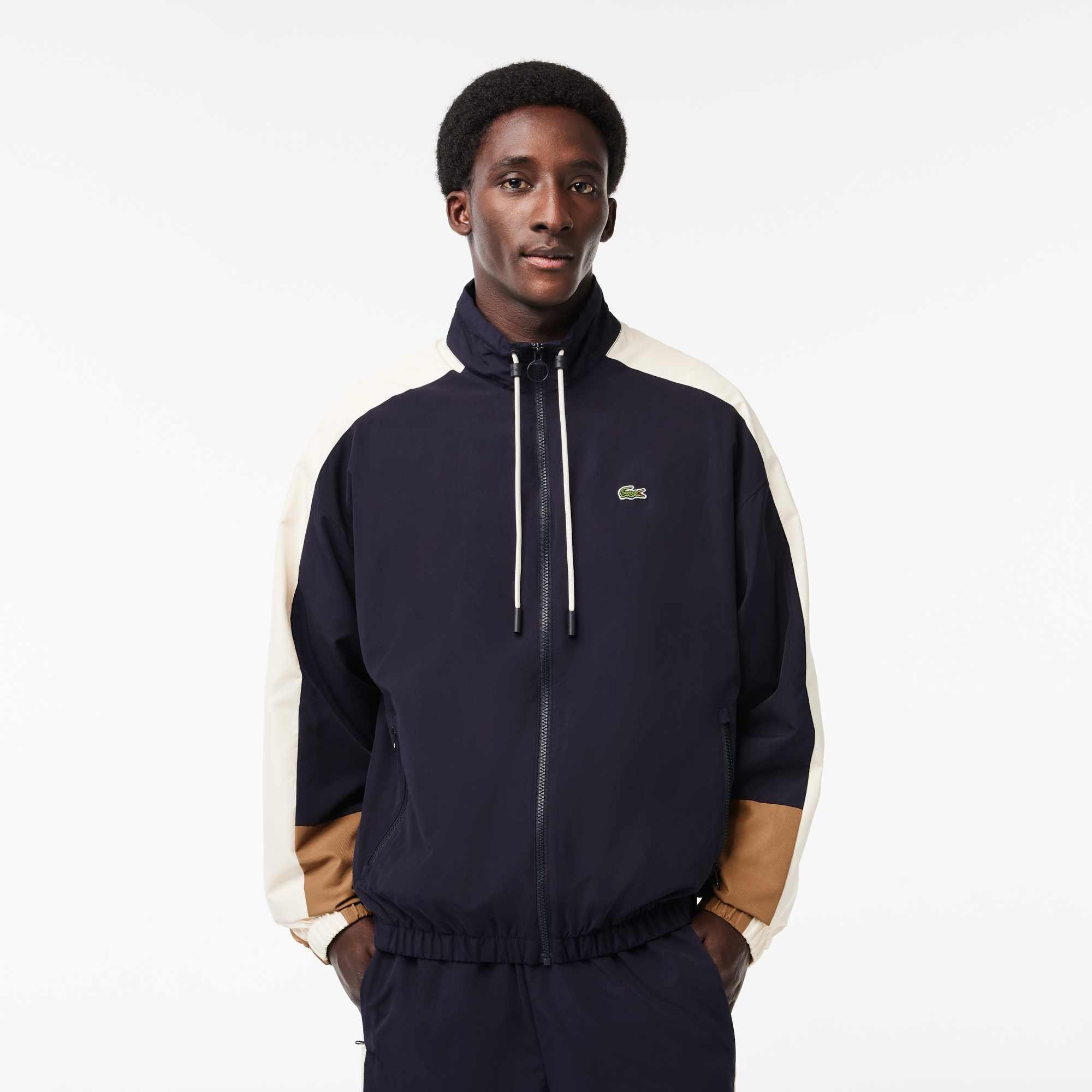 Abysm RHI - Lacoste - Showerproof Colour Block Track Jacket - 2