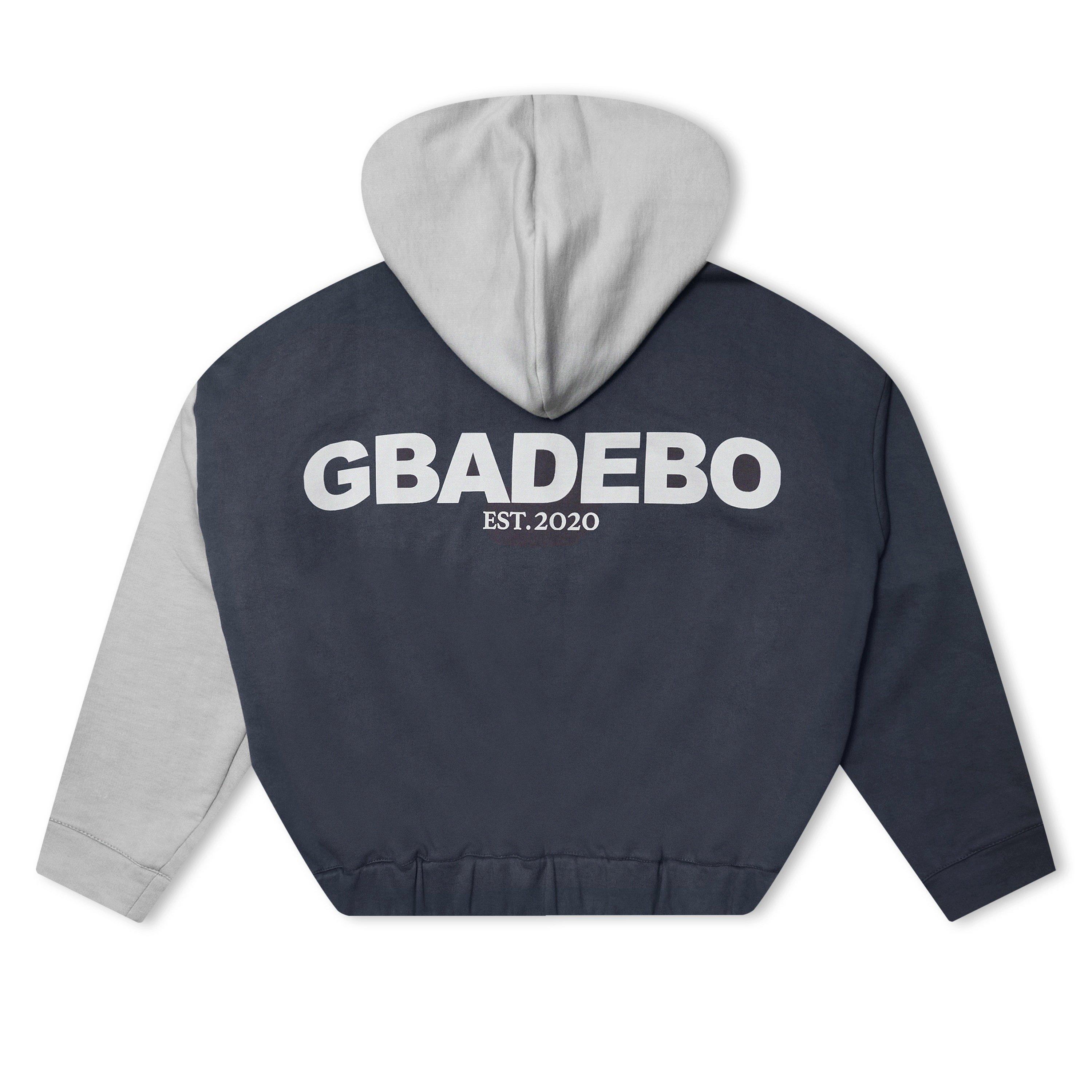 Grey - Gbadebo - Two Tone Hoodie - 8