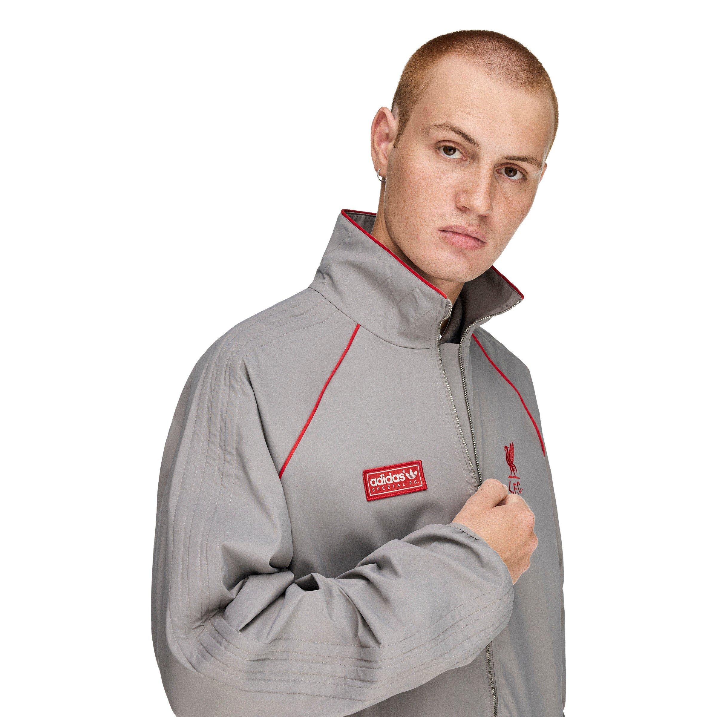 Dove Grey - adidas - Men's Liverpool FC Fan Edition Tracksuit Top - 6