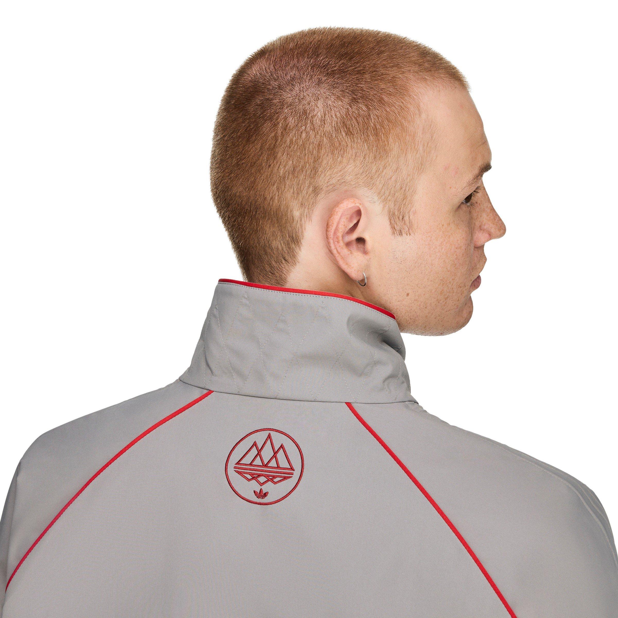 Dove Grey - adidas - Men's Liverpool FC Fan Edition Tracksuit Top - 8