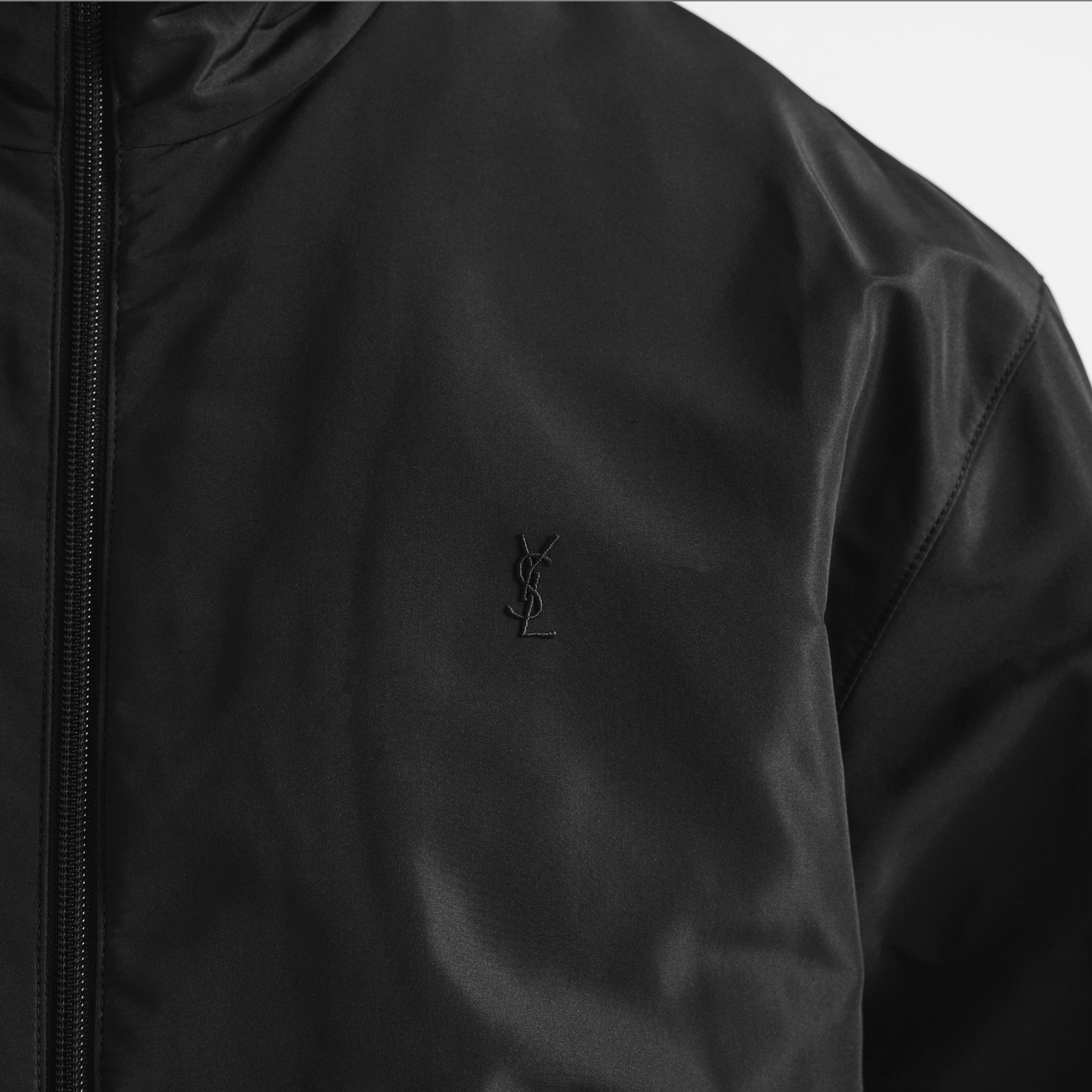 Black - Saint Laurent - Men's Cassandre Cotton Tracksuit Top - 5