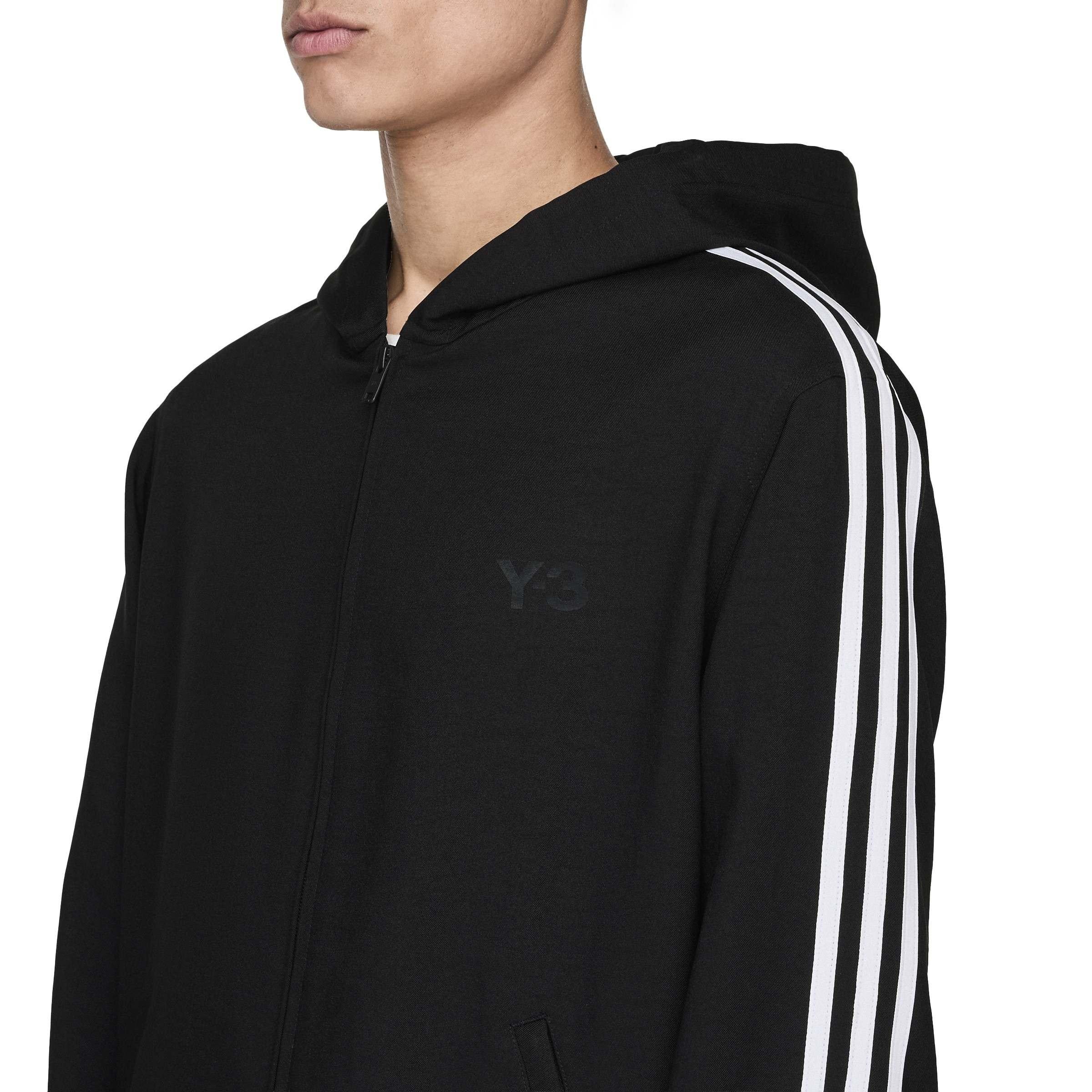 black - Y3 - Y3 Y-3 Hooded 3 Stri Sn99 - 5