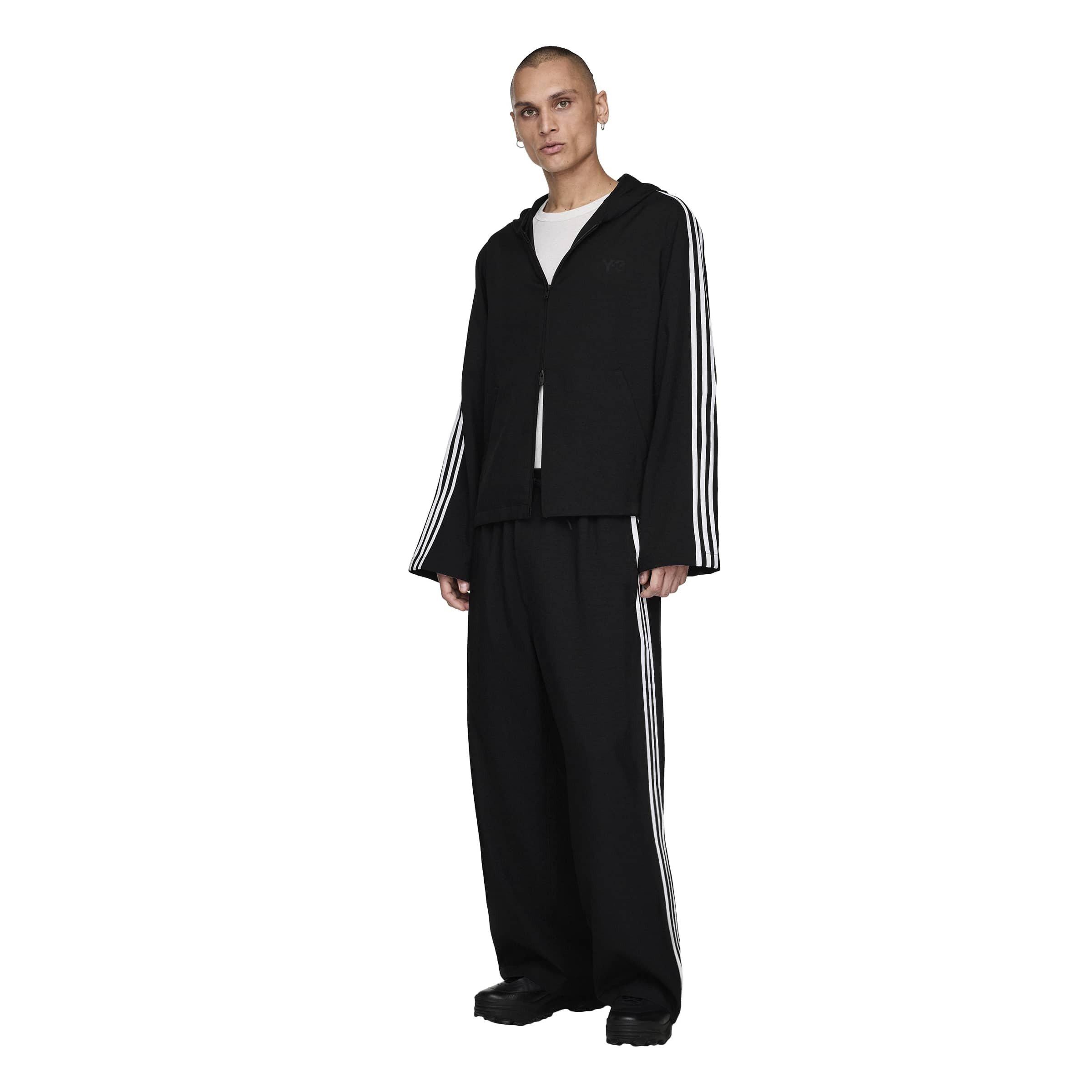 black - Y3 - Y3 Y-3 Hooded 3 Stri Sn99 - 7