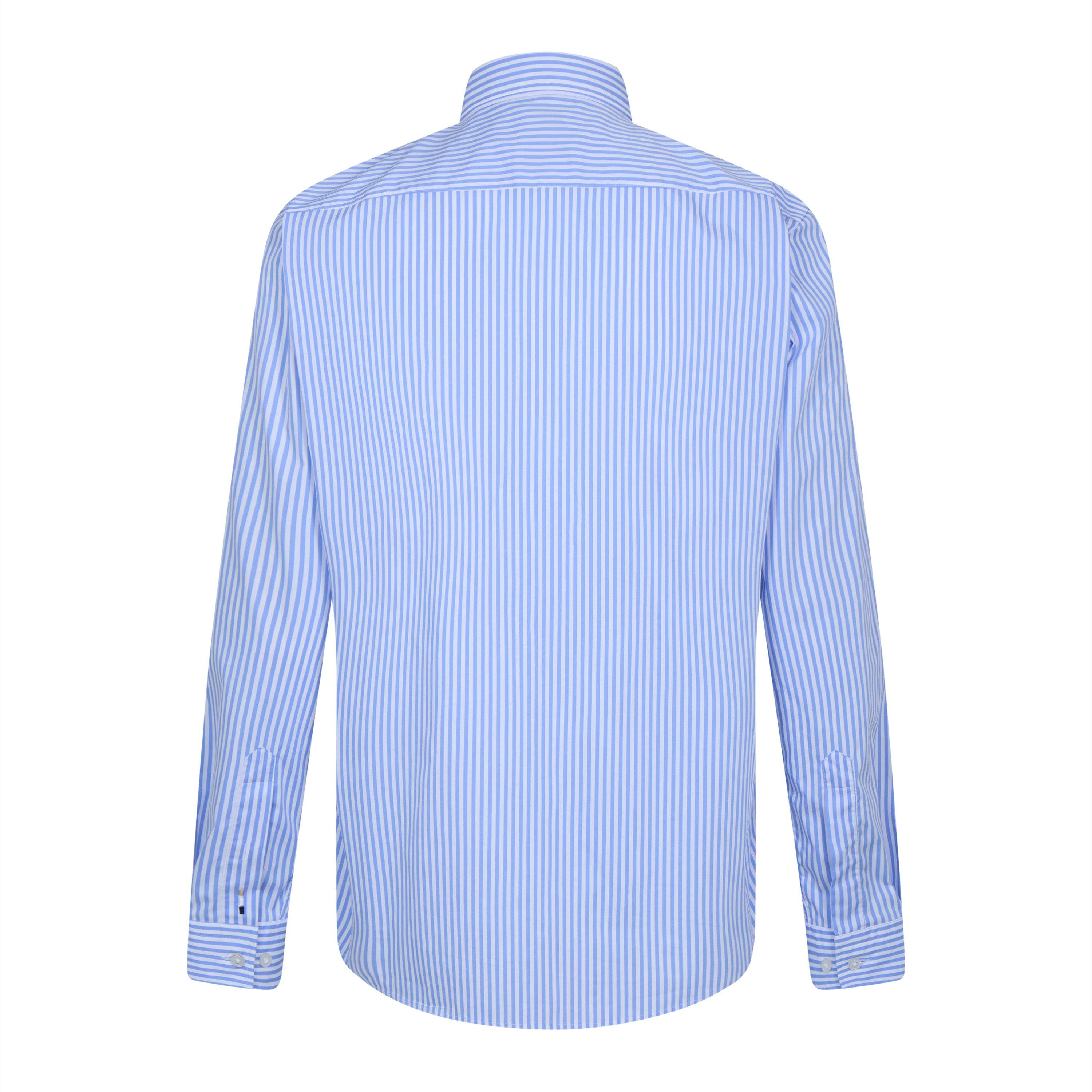 Lt Pas Blue 450 - Boss - Men's Roan BD Striped Long Sleeve Shirt - 2