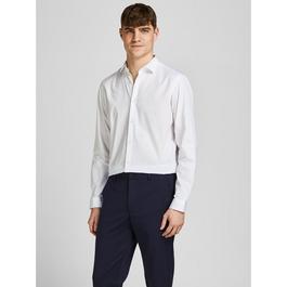 Jack and Jones Cardiff Plain Long Sleeve Button Up Shirt