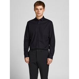 Jack and Jones Jack Cardiff Plain Long Sleeve Button Up Shirt