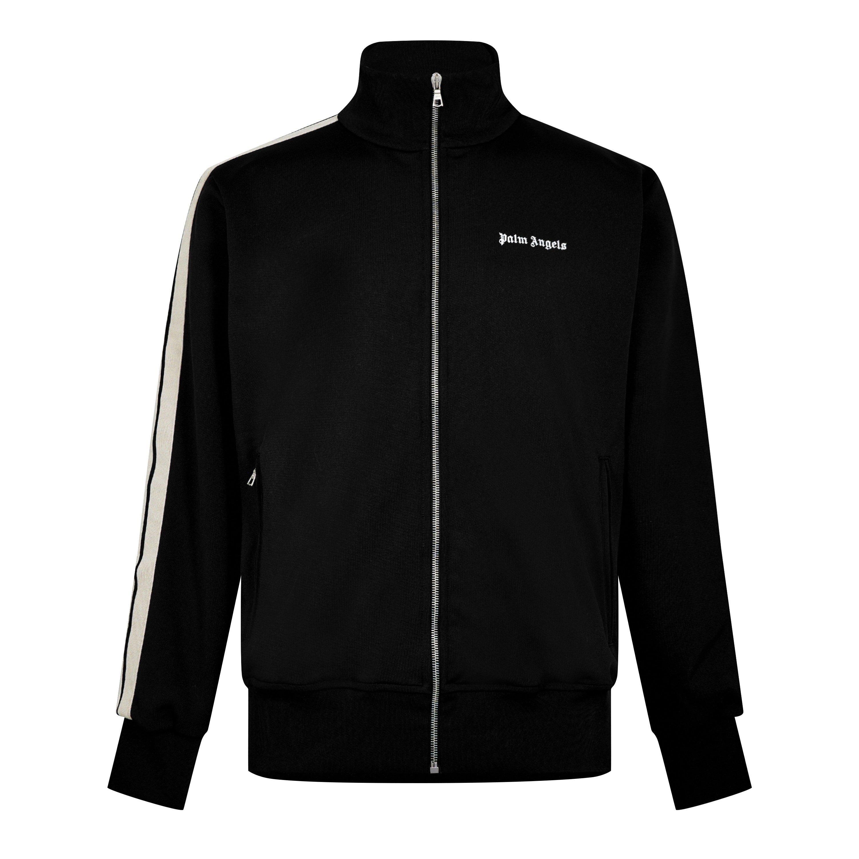 Palm Angels Men's Classic Tracksuit Jacket - Black/White - S