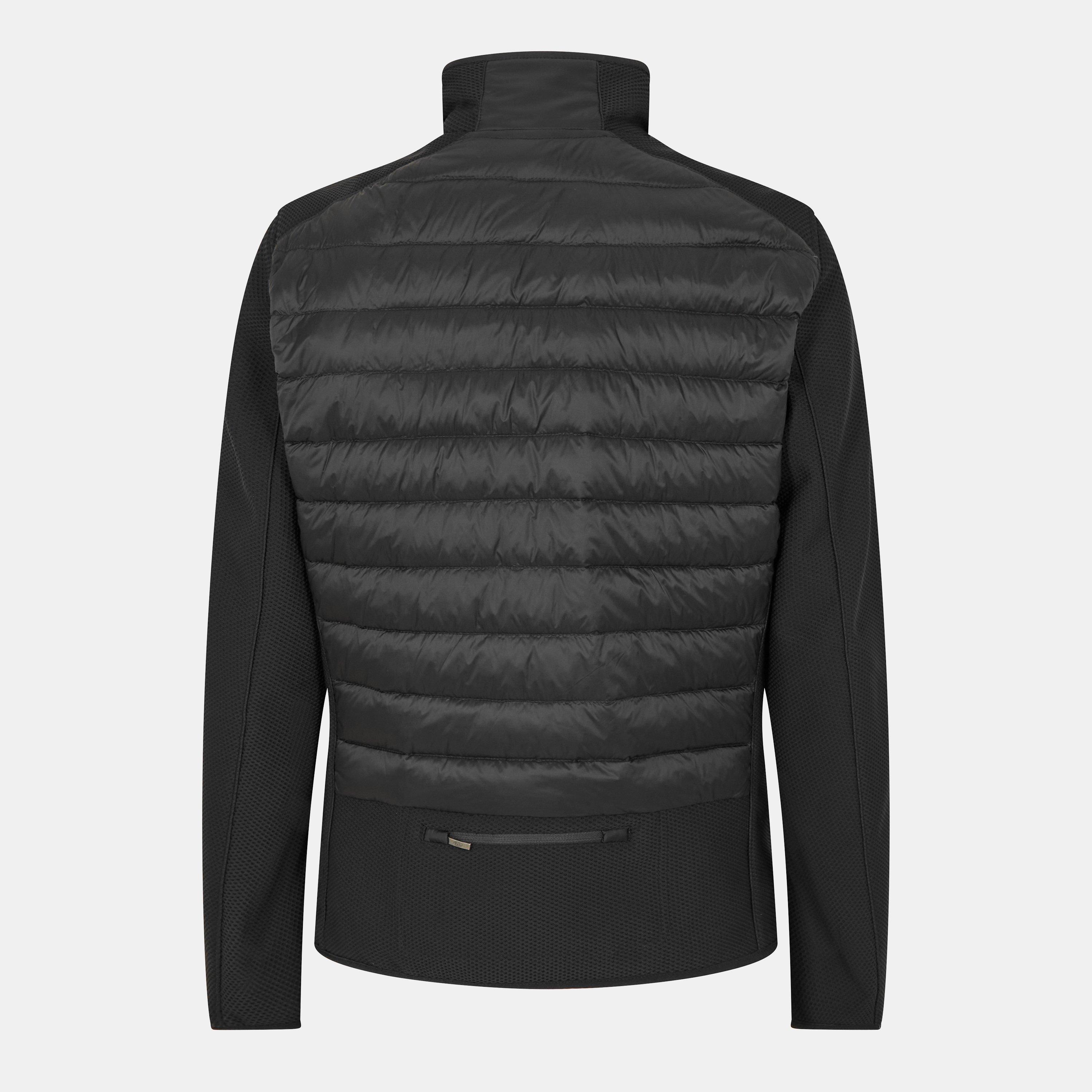 Black 541 - Parajumpers - Men's Jayden Duck Down Funnel Neck Short Puffer Jacket - 2