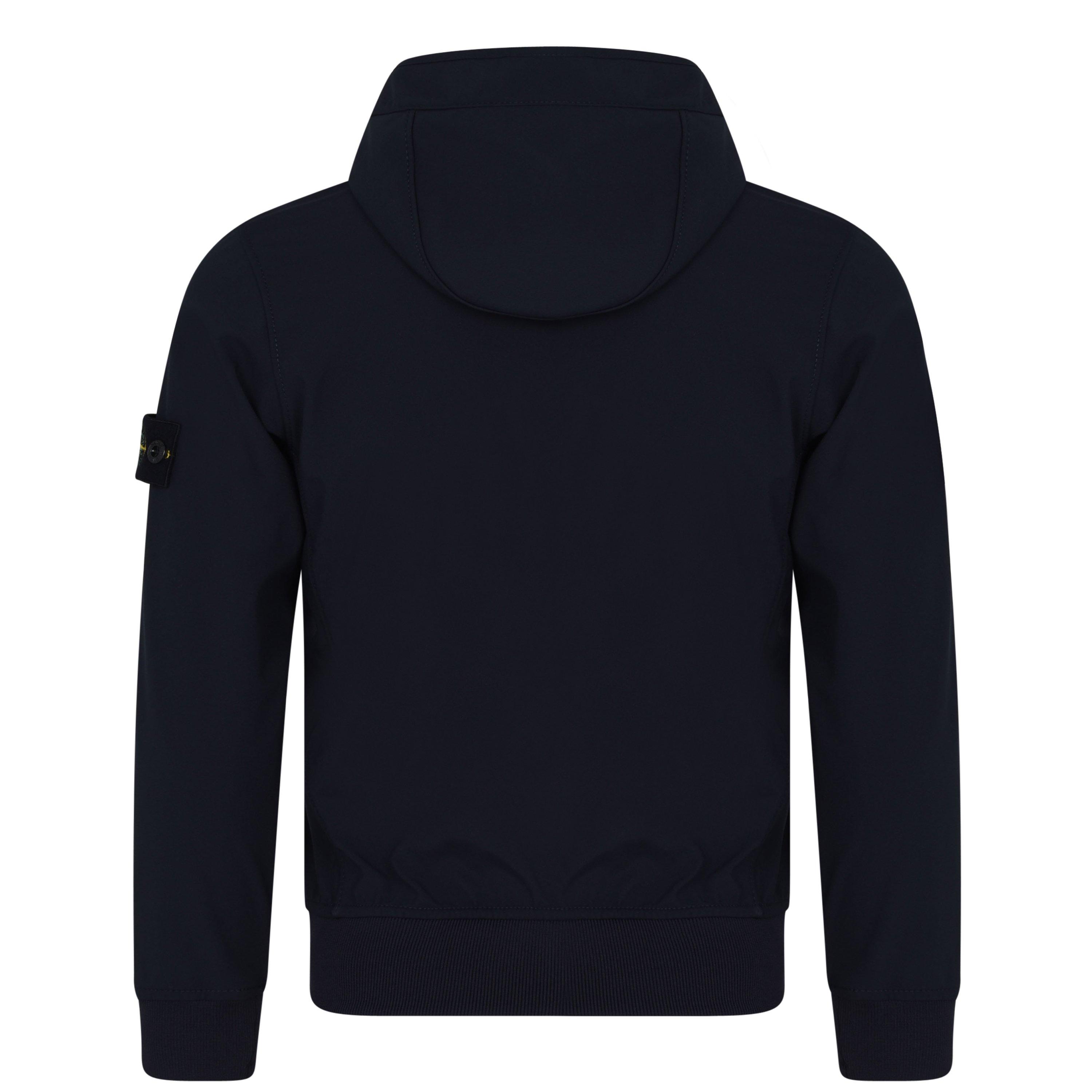 Navy V0020 - Stone Island - Kids' Badge Softshell Jacket - 2